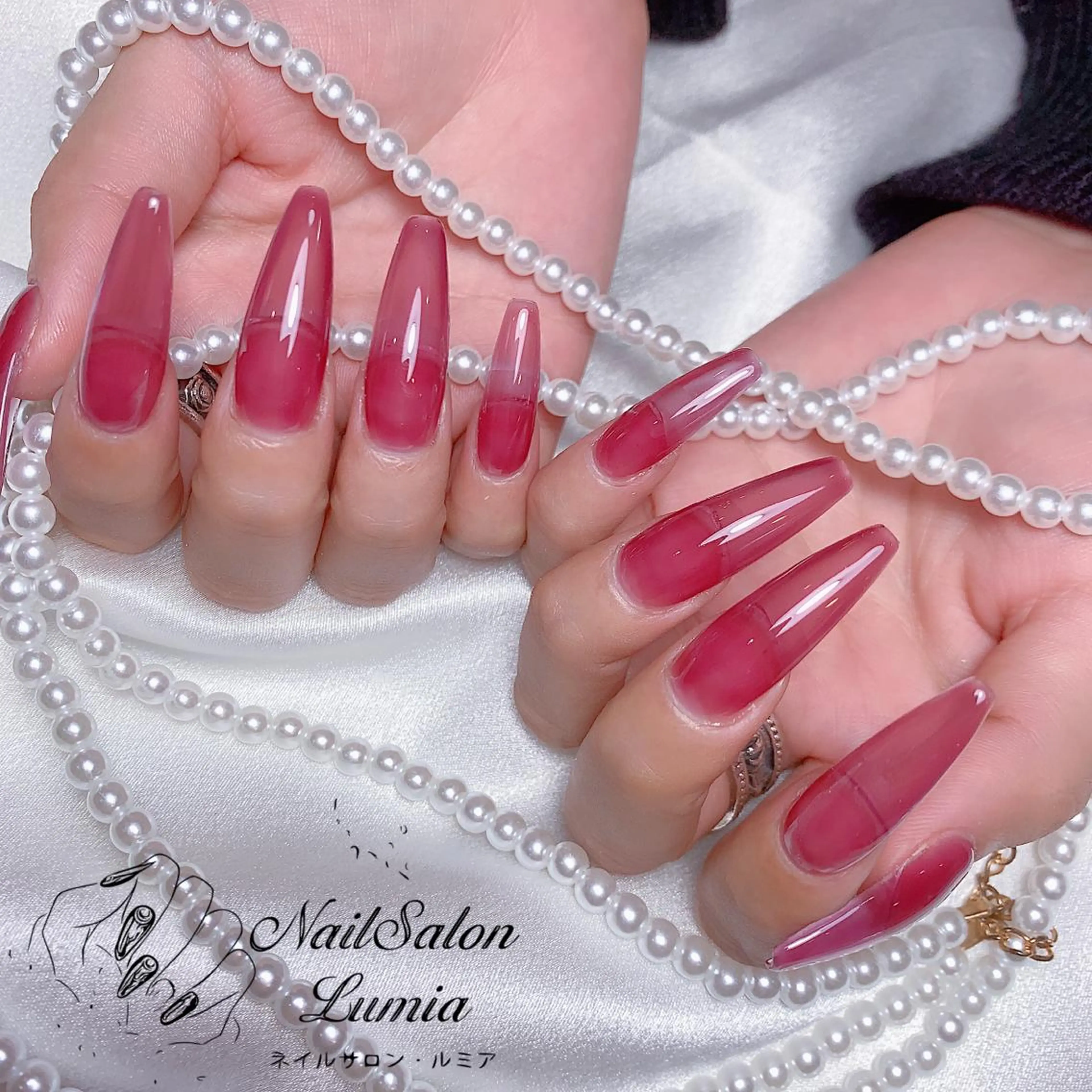 ネイル ハンドネイル ネイルサロン ルミア Lumia 店長のネイルデザイン