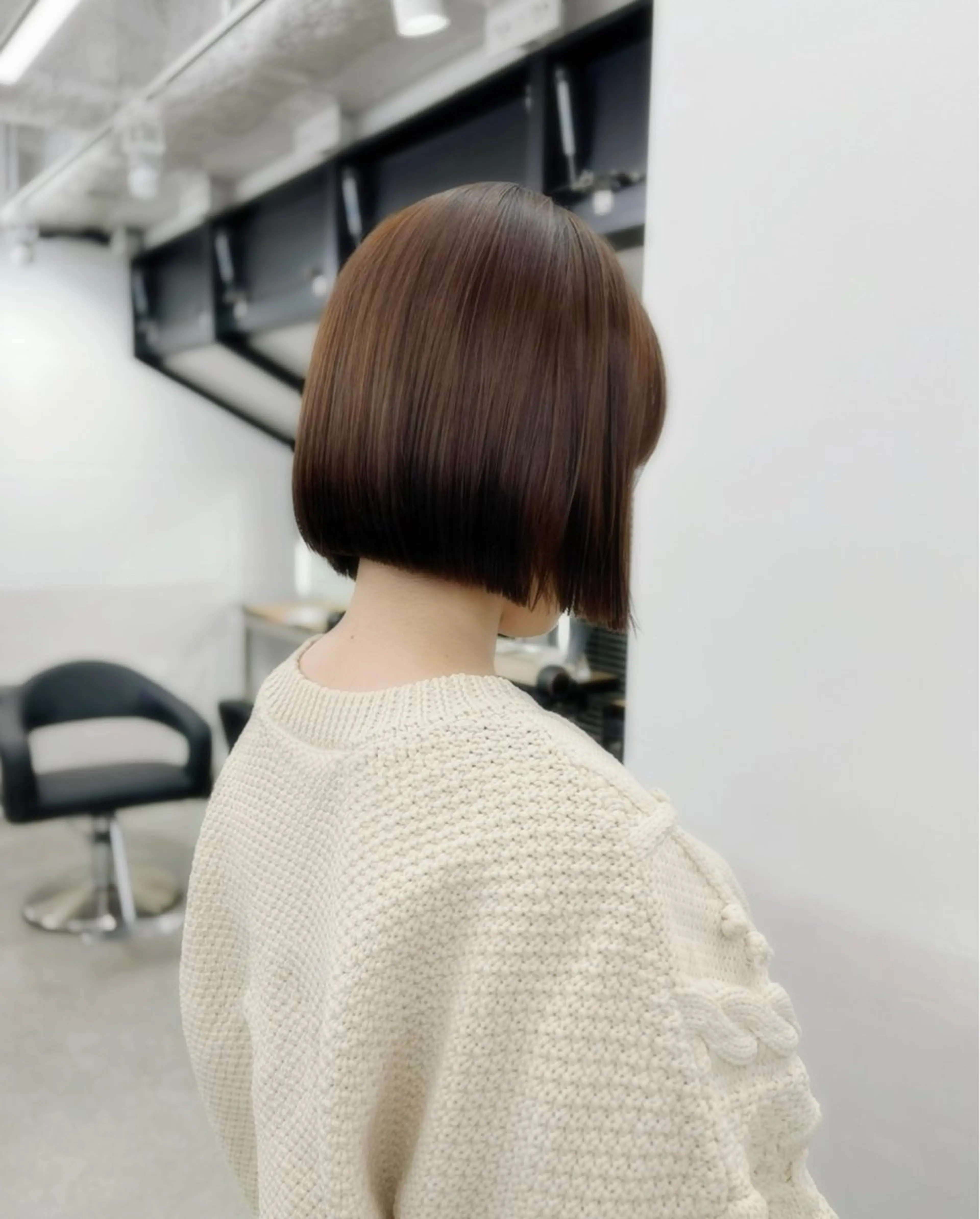 ショート ボブ 縮毛矯正/ハイトーン /パーマ/せき🧸のヘアスタイル