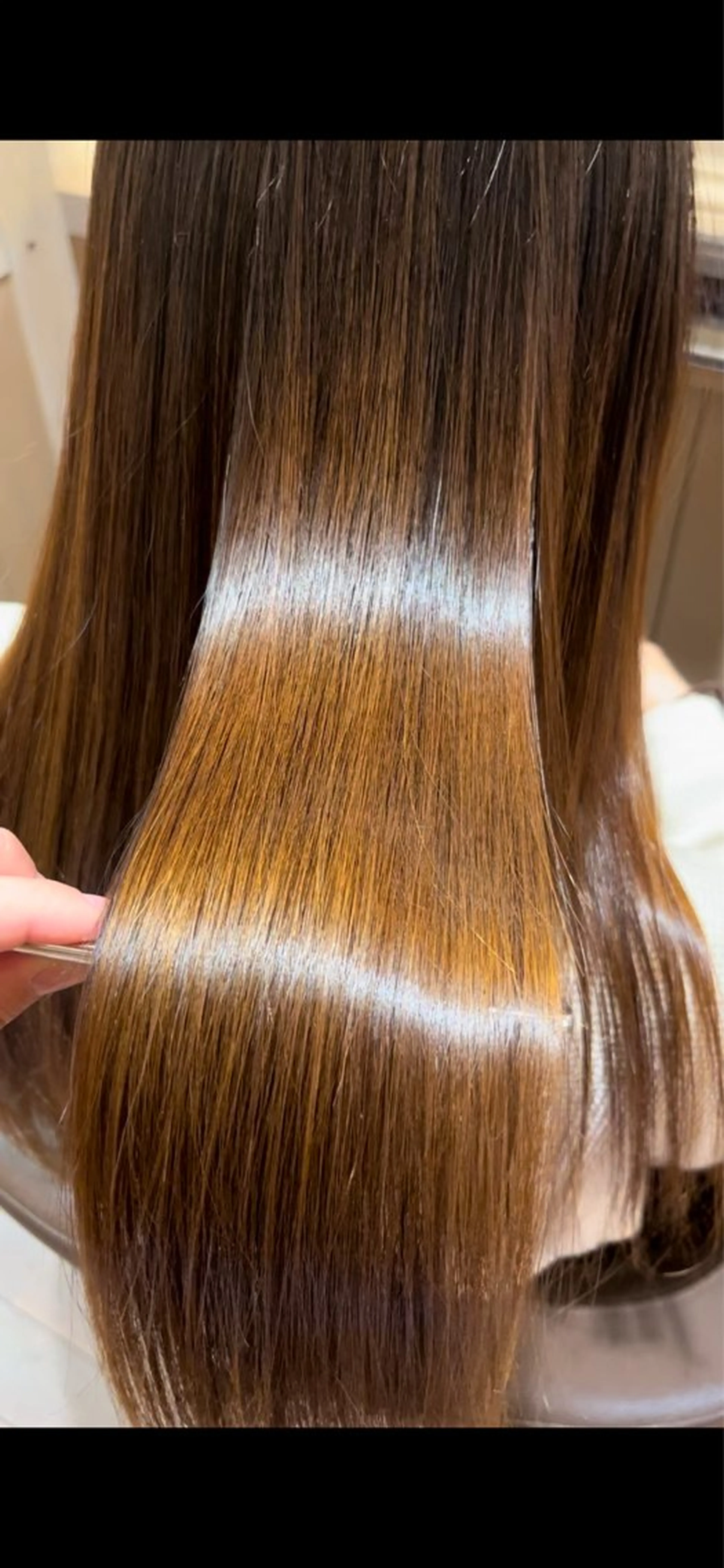 ロング カラー ヘアカラー トリートメント 大野 志歩のヘアスタイル