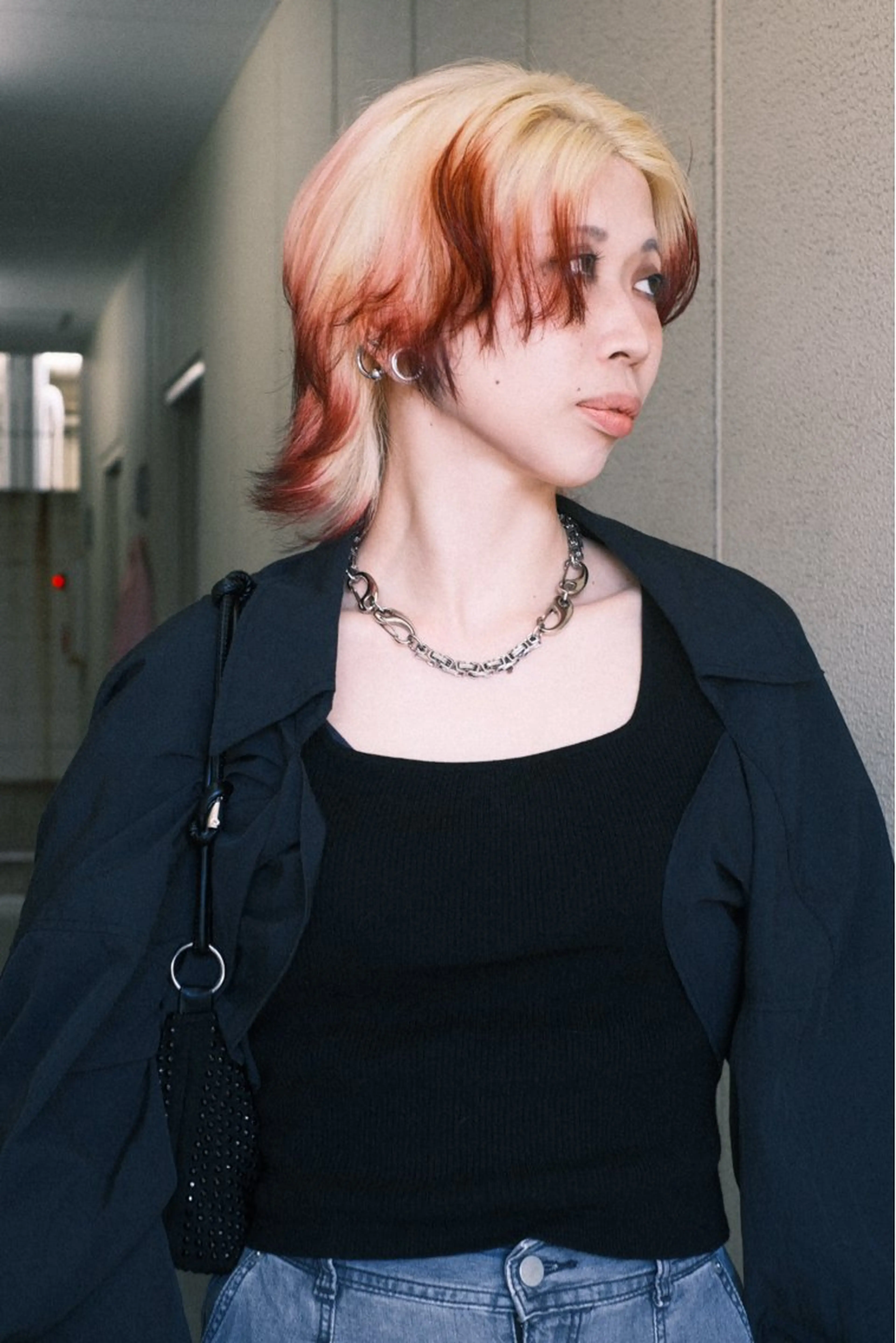 ショート カラー ヘアアレンジ ヘアカラー トリートメント 個性爆弾💣 ダブルカラー/ゆかのヘアスタイル