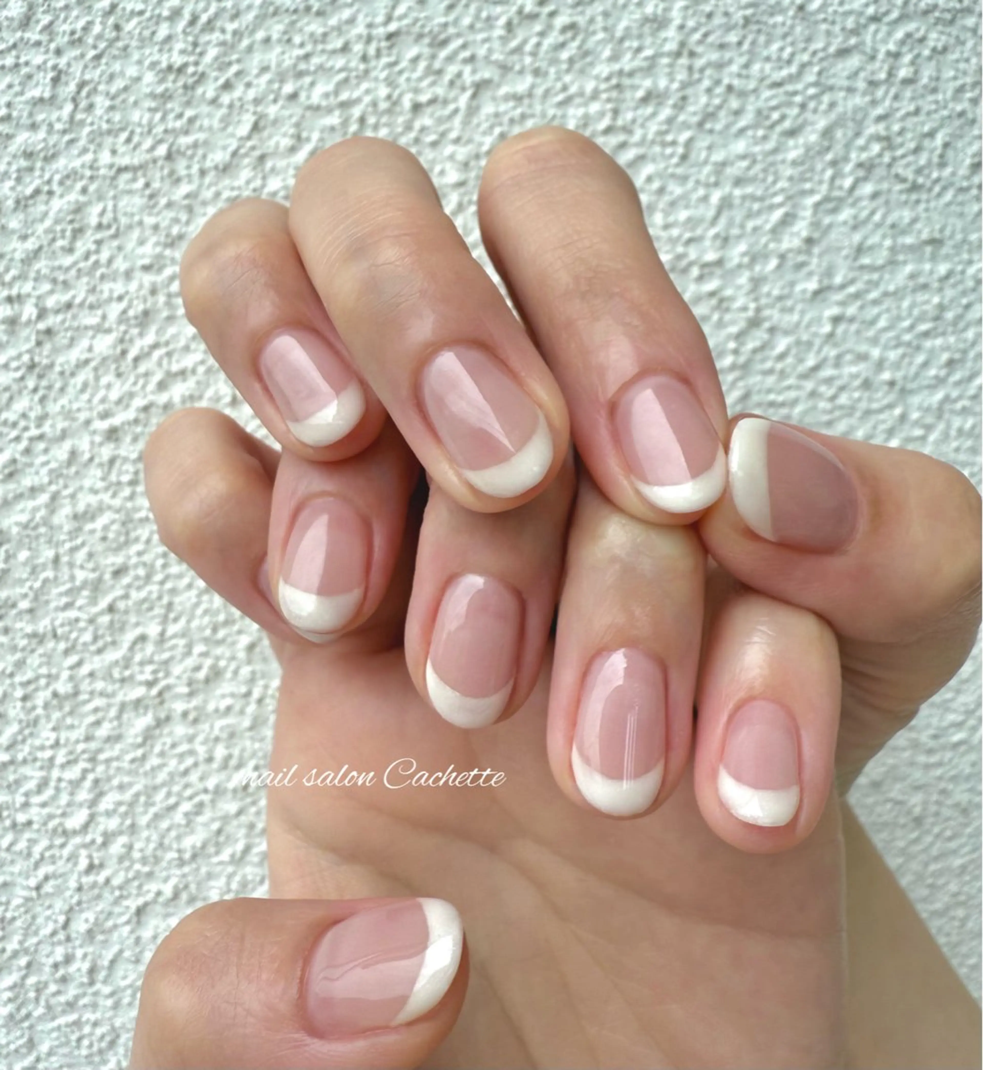 【カラーベース】フレンチ《他店オフ(無料)込》の写真