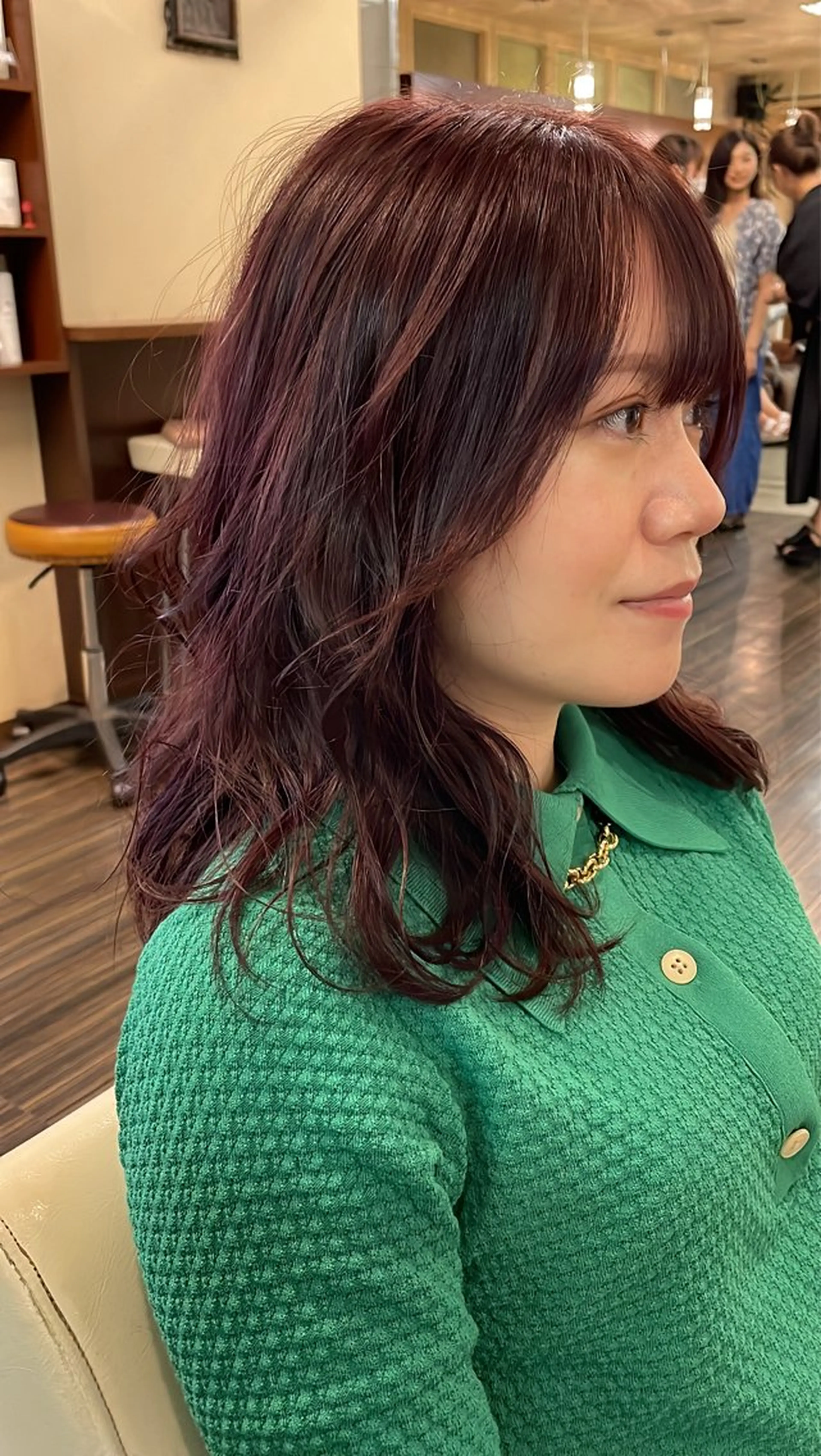 ミディアム カラー 古指 匠巳のヘアスタイル