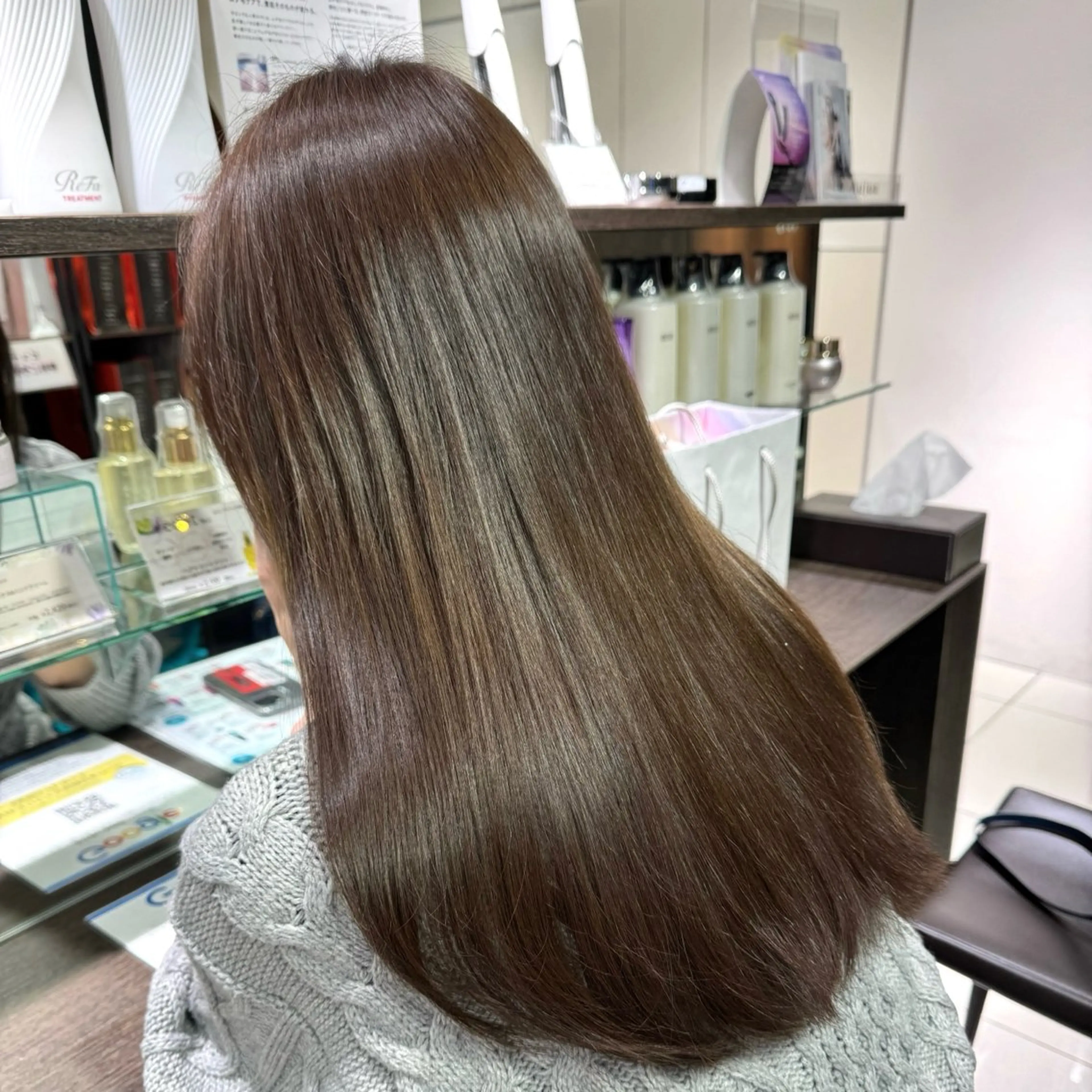 ロング カラー ヘアアレンジ ヘアカラー ブリーチなしカラー /新百合ヶ丘/安形翔のヘアスタイル