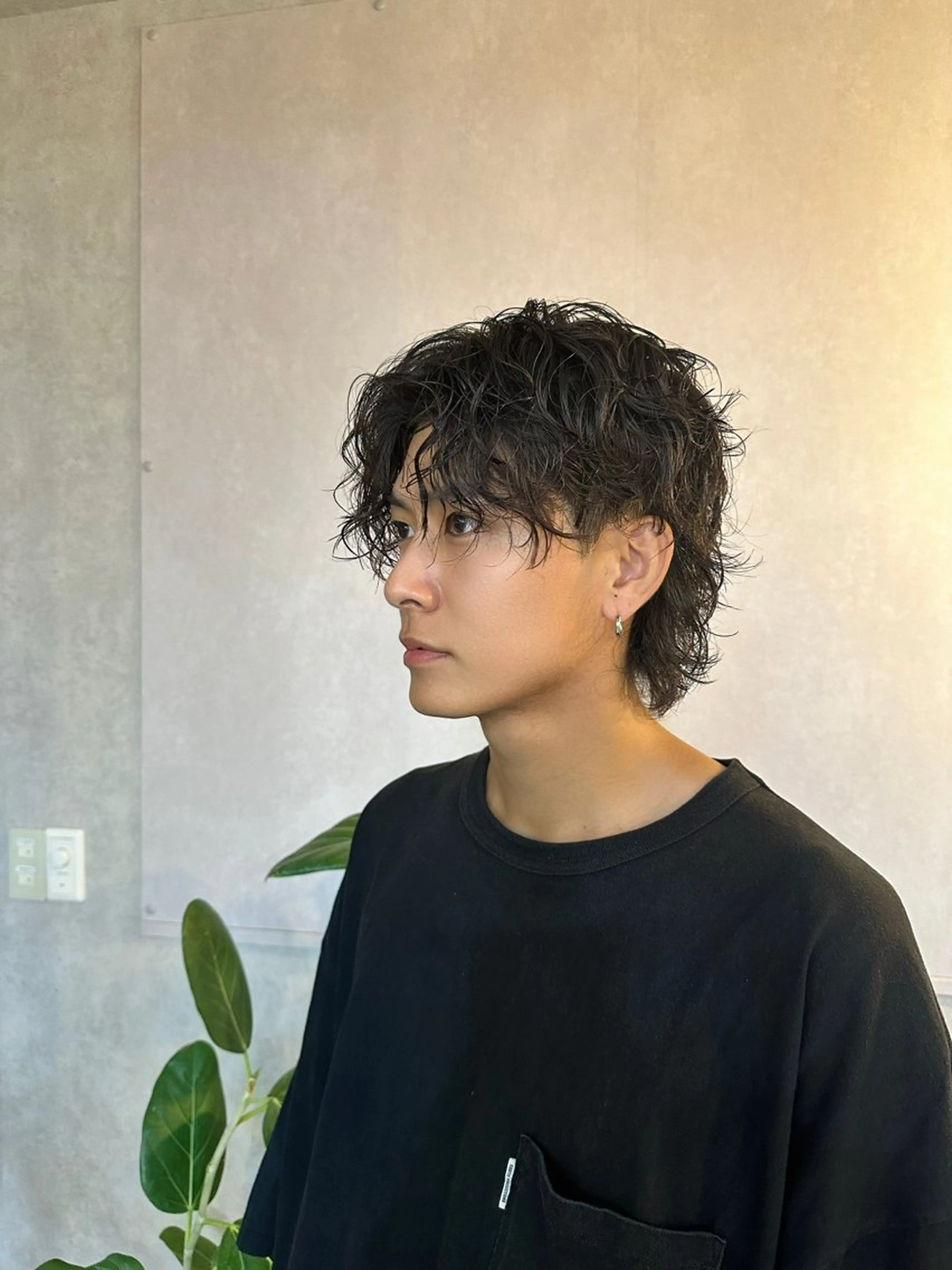 ミディアム 小原 晃紀のヘアスタイル