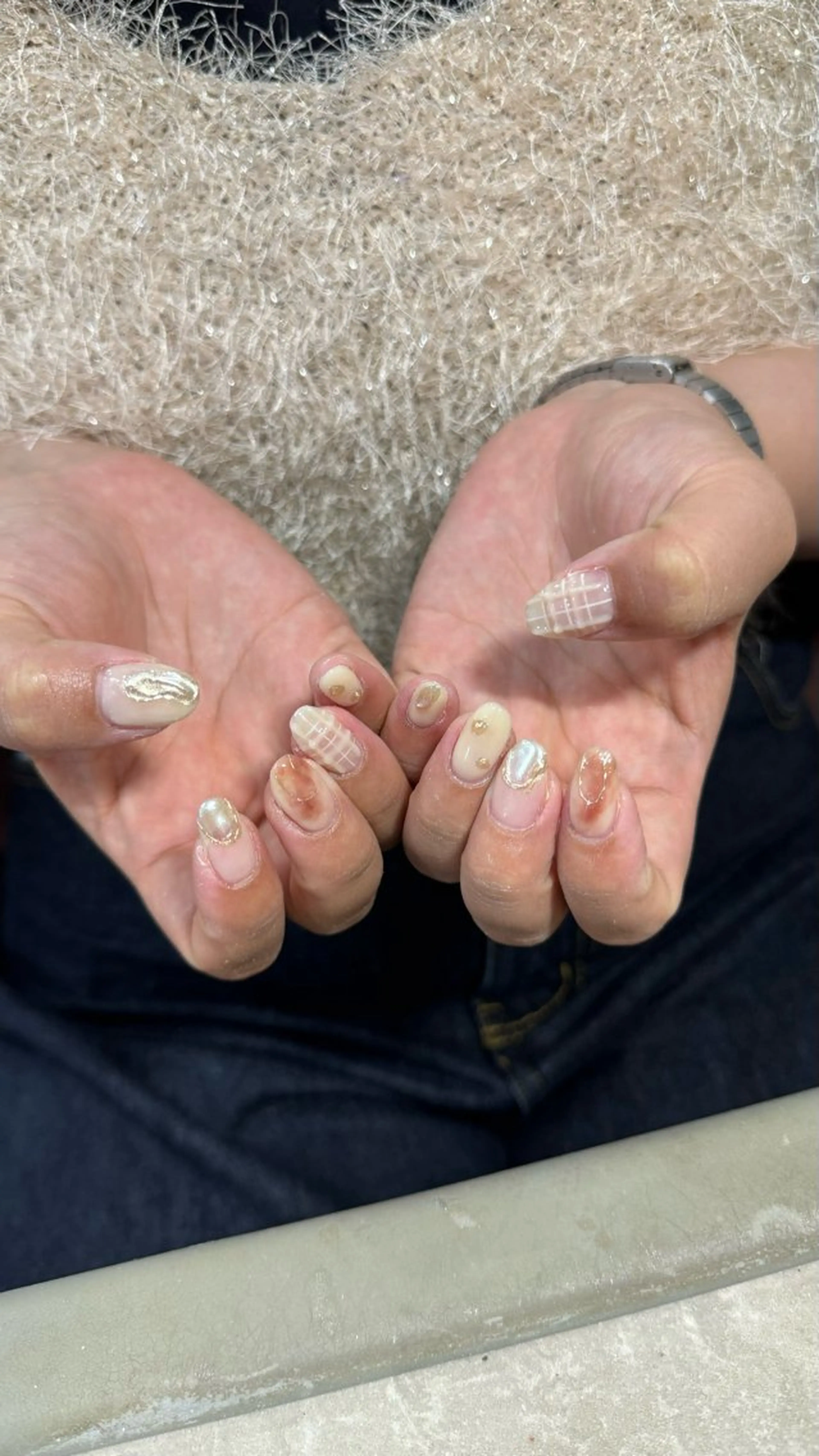 ネイル ハンドネイル LINXS aosaのネイルデザイン