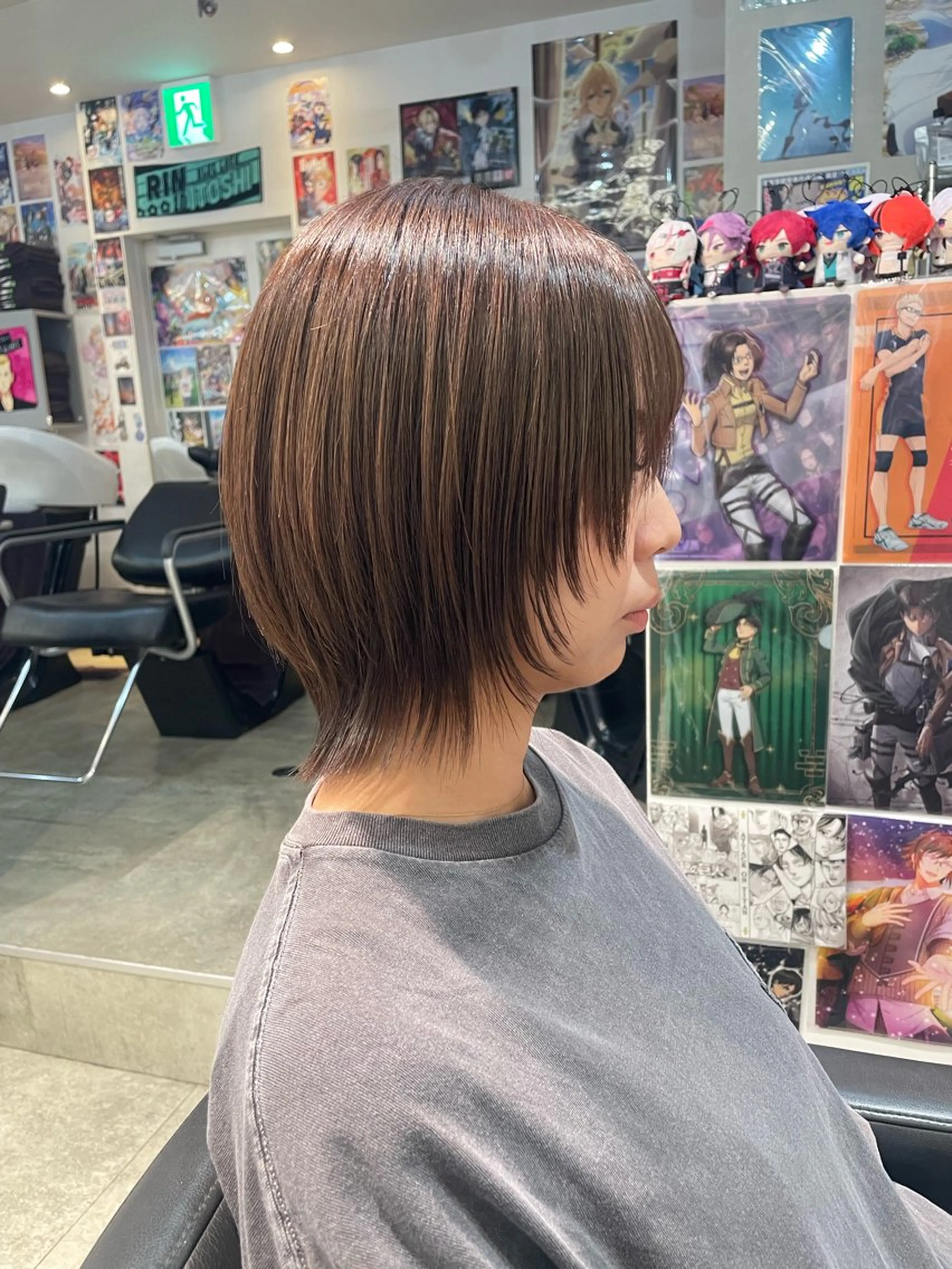 ショート ショートヘア ウルフカット カット ヘアカラー トリートメント 似合わせカット/ デザインカラー🦄のヘアスタイル