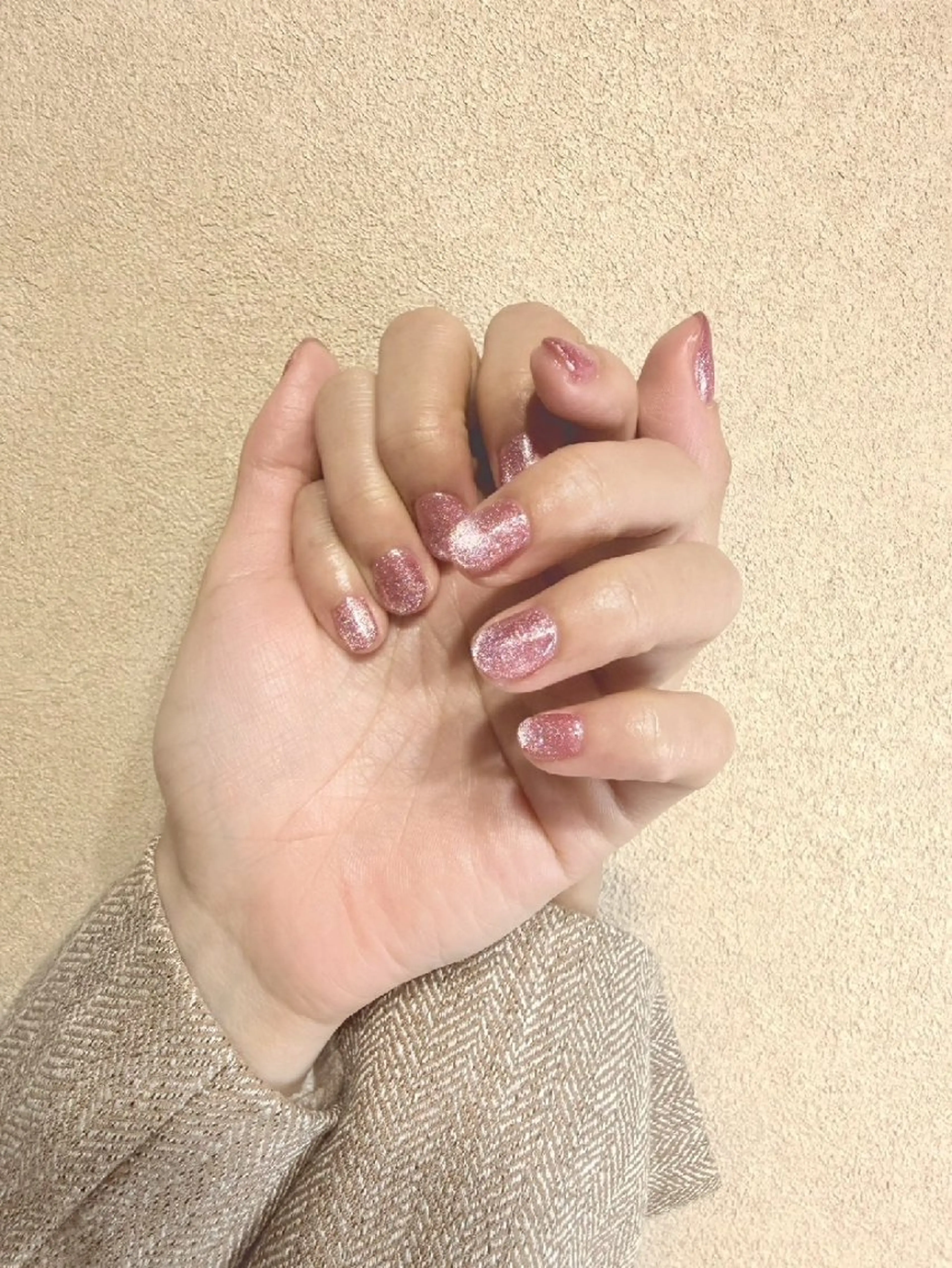 ネイル マグネットネイル マグネットワンカラー ワンカラーネイル ハンドネイル ハンドケア COCON 近鉄四日市駅のネイルデザイン