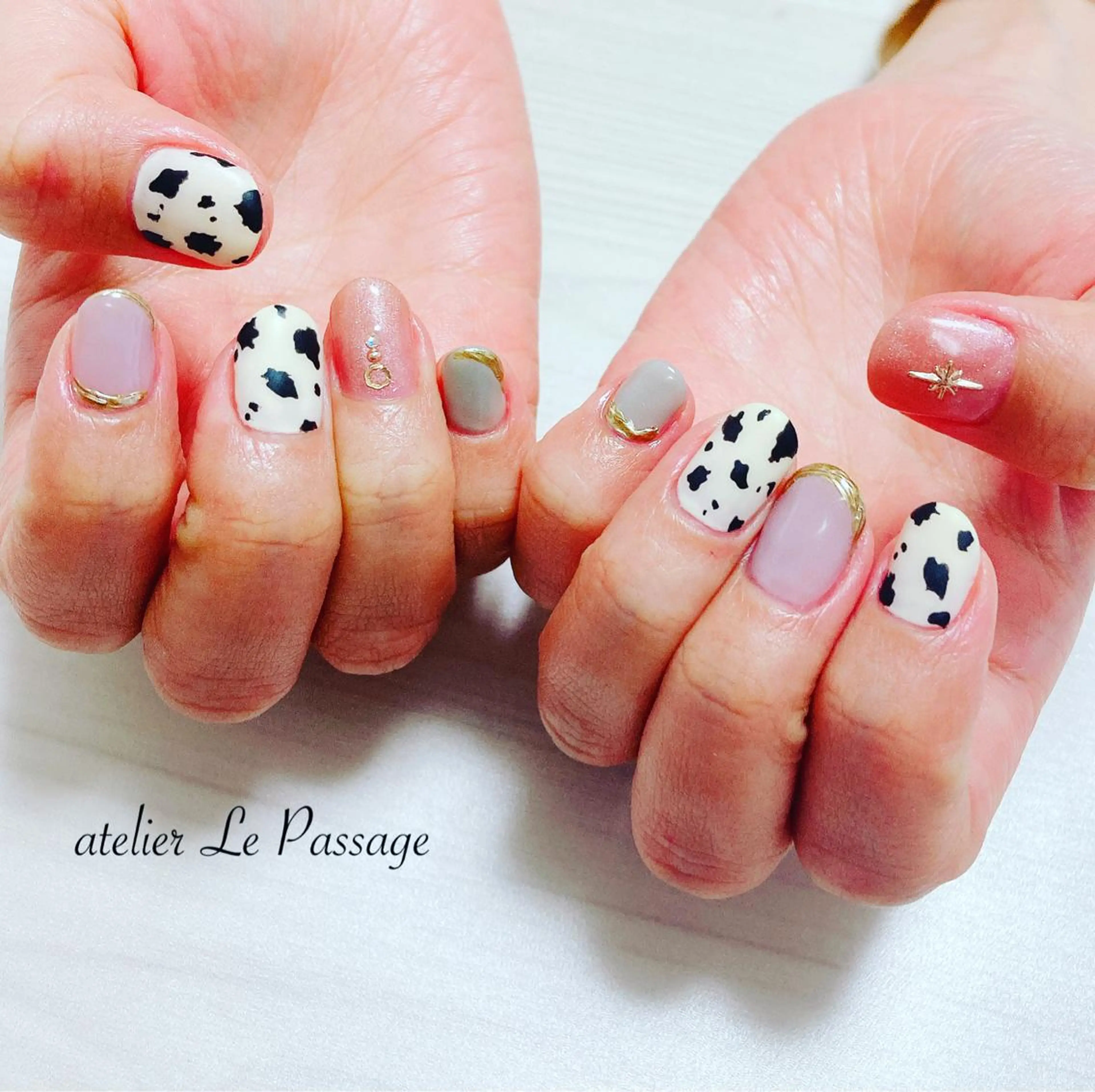 ネイル ジェルネイル ニュアンスネイル パラジェル 冬ネイル h nakatsukaのネイルデザイン