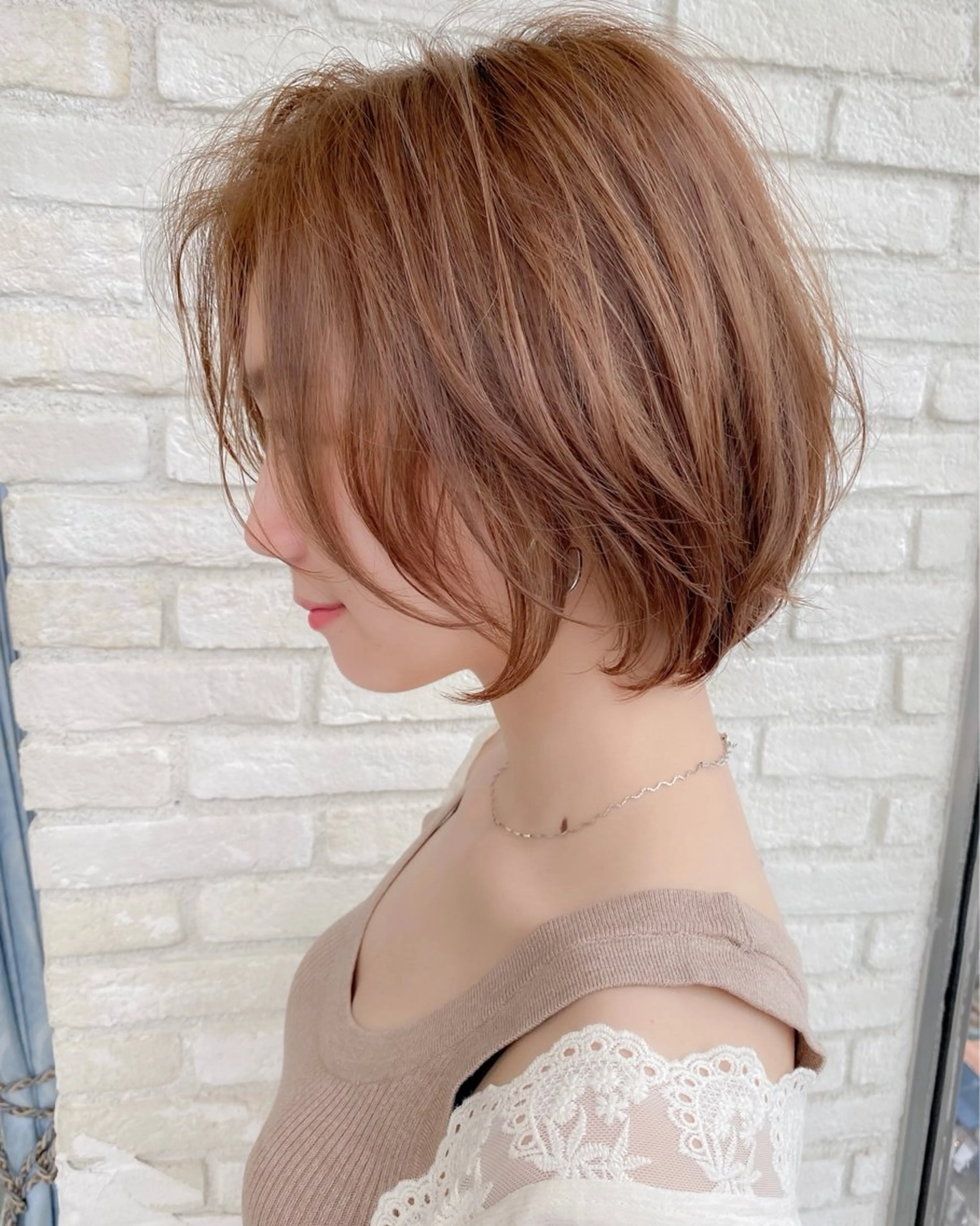 ショート ショートボブ ボブ くびれヘア 似合わせカット ショートヘア ハッシュカット/韓国 レイヤー/カハナのヘアスタイル