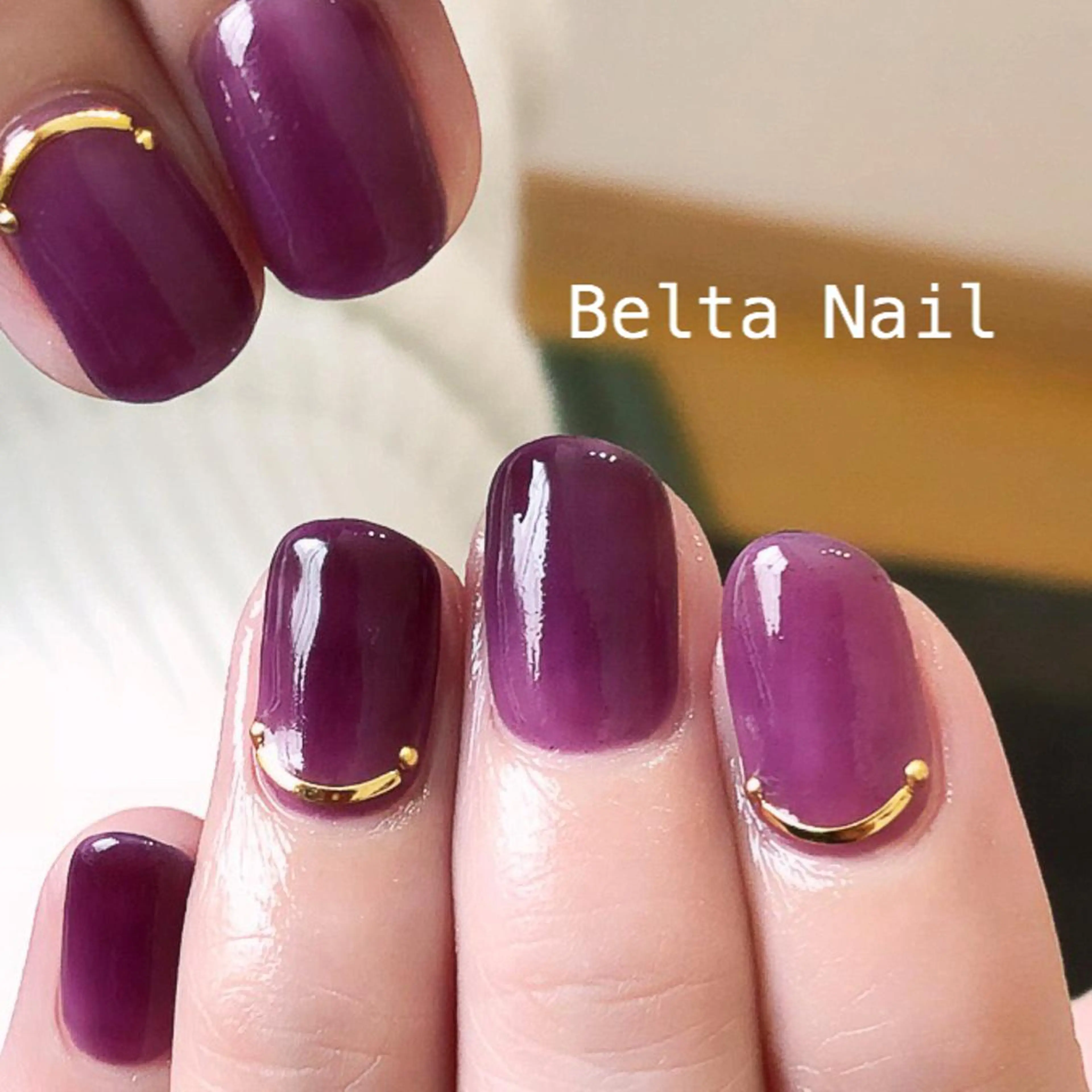 ネイル パープル BELTA NAILのネイルデザイン