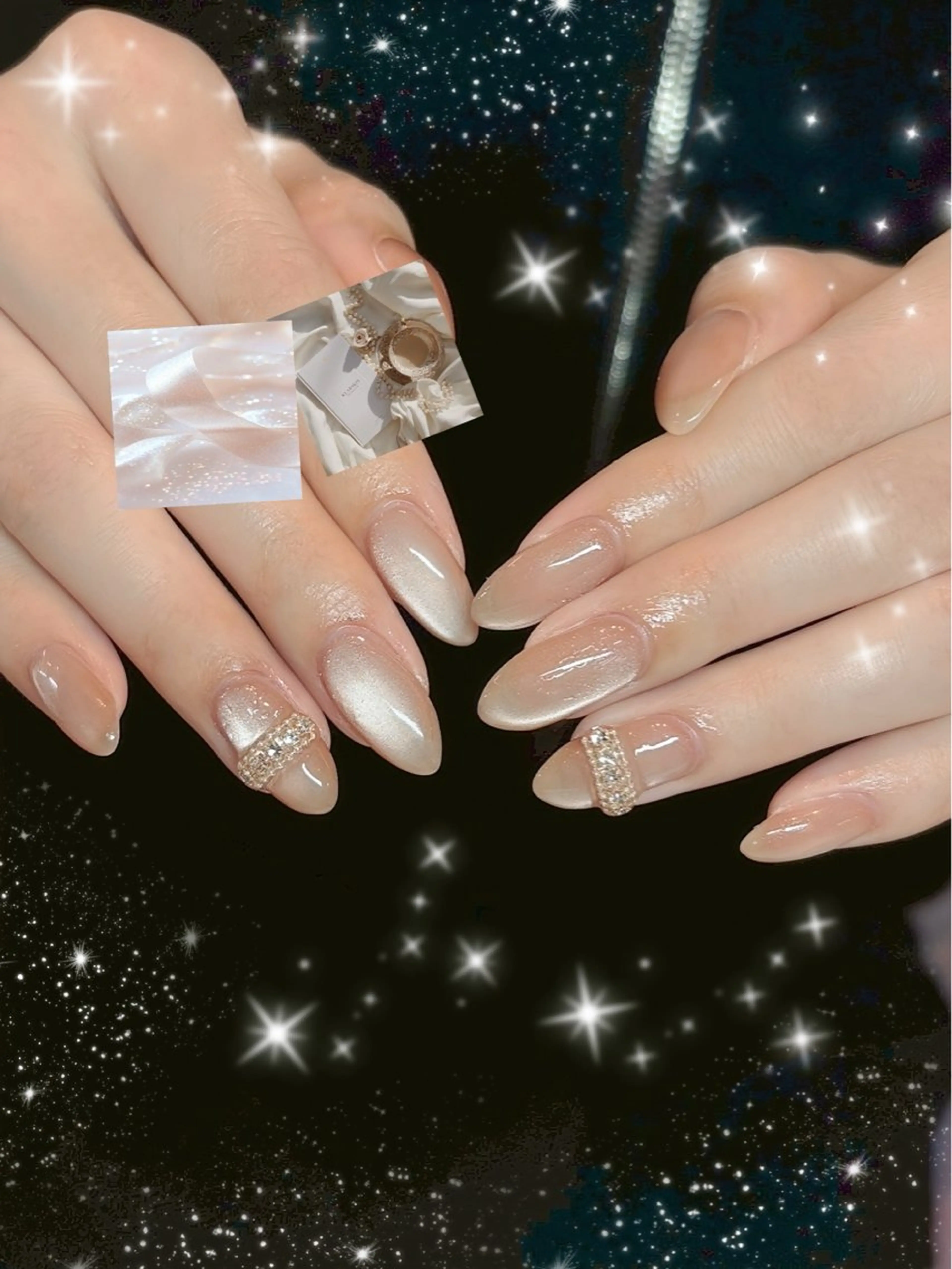 ネイル マグネットネイル ハンドネイル nail salon popoのネイルデザイン