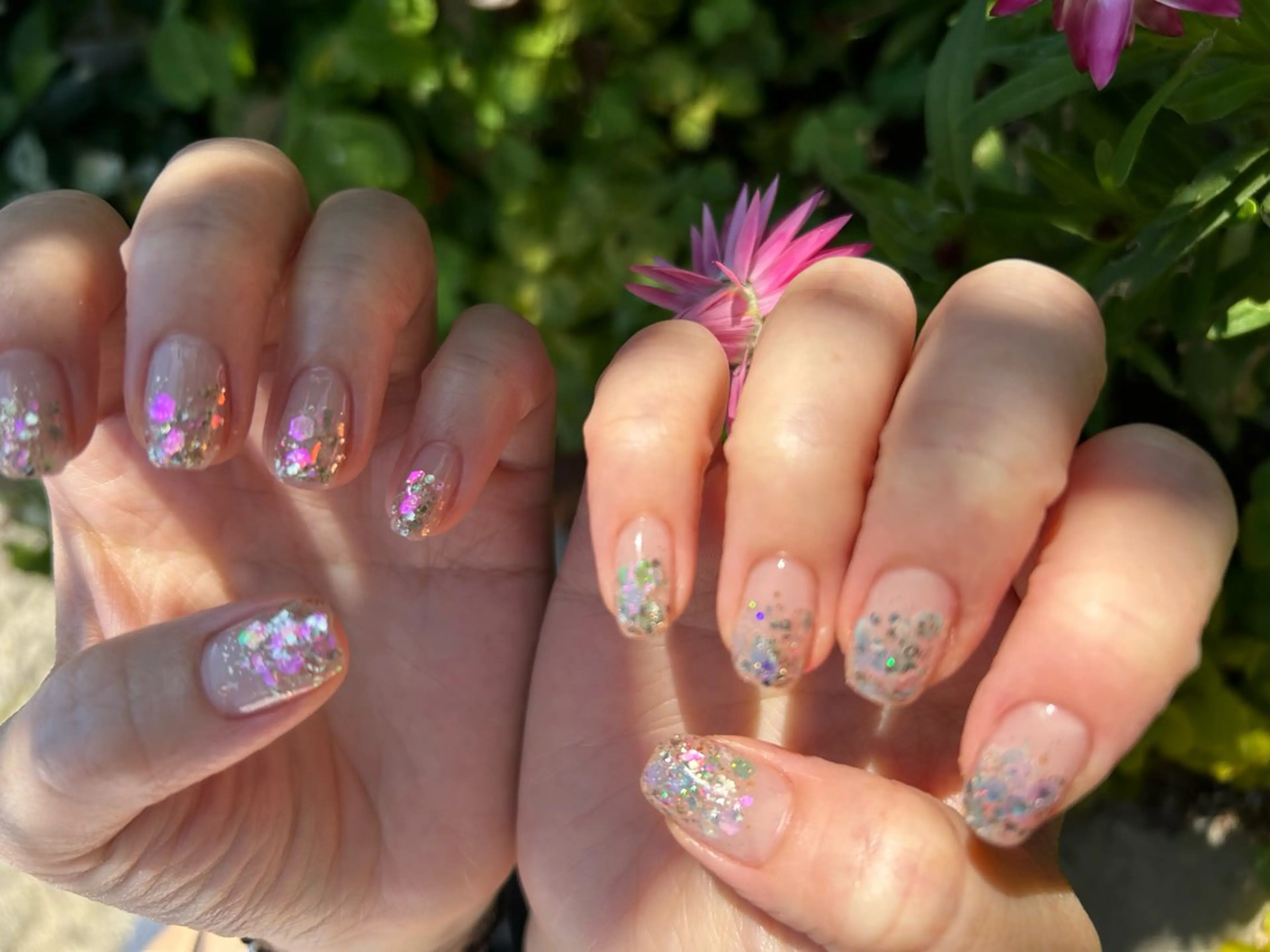 ネイル ジェルネイル ラメ(グリッター) ラメグラデーション ワンカラーネイル パラジェル AND mielのネイルデザイン