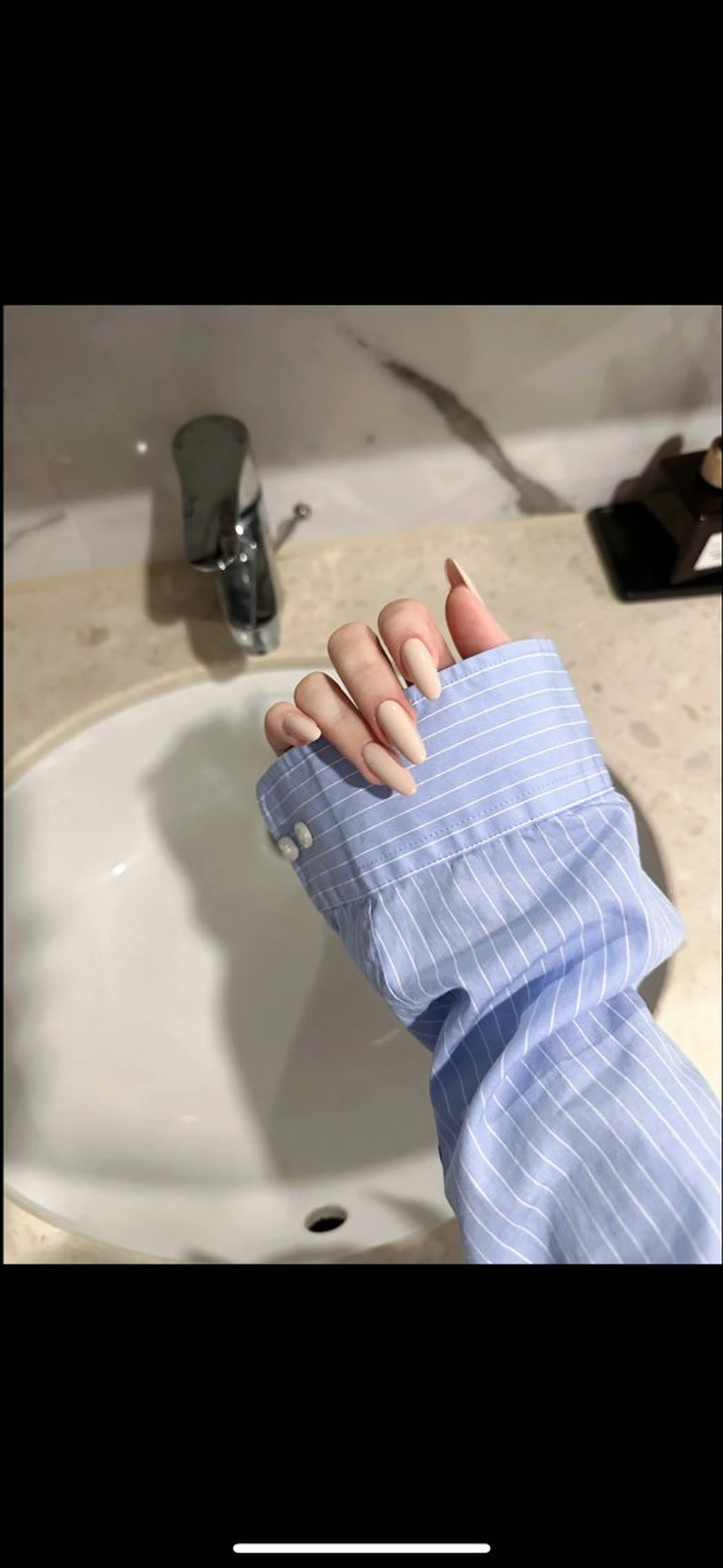 [ハンド]長さ出し💚オフ無し   ワンカラーの写真