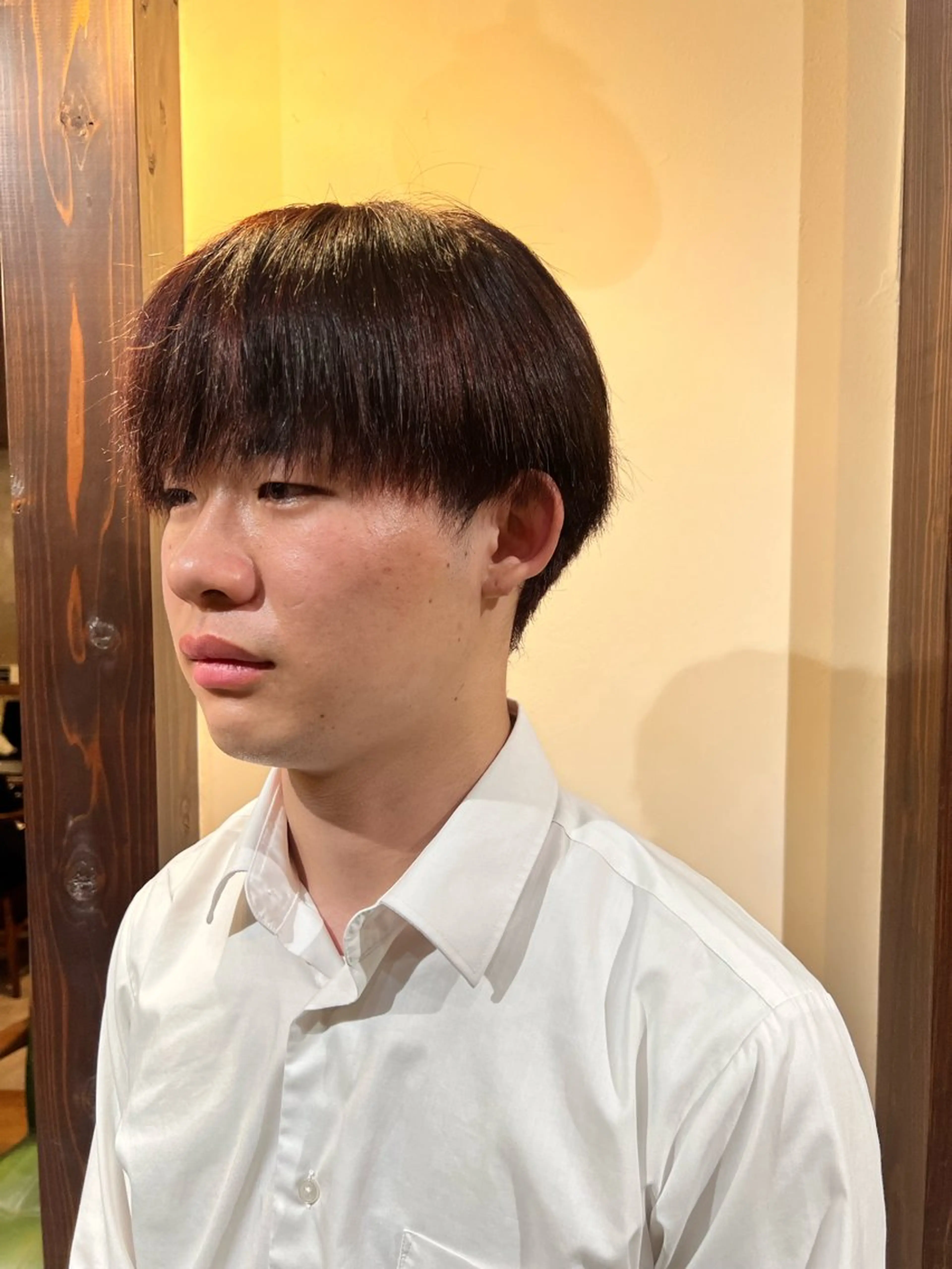 ショート カラー ヘアカラー まゆ/髪質改善 ストレート/スパ🫧のヘアスタイル