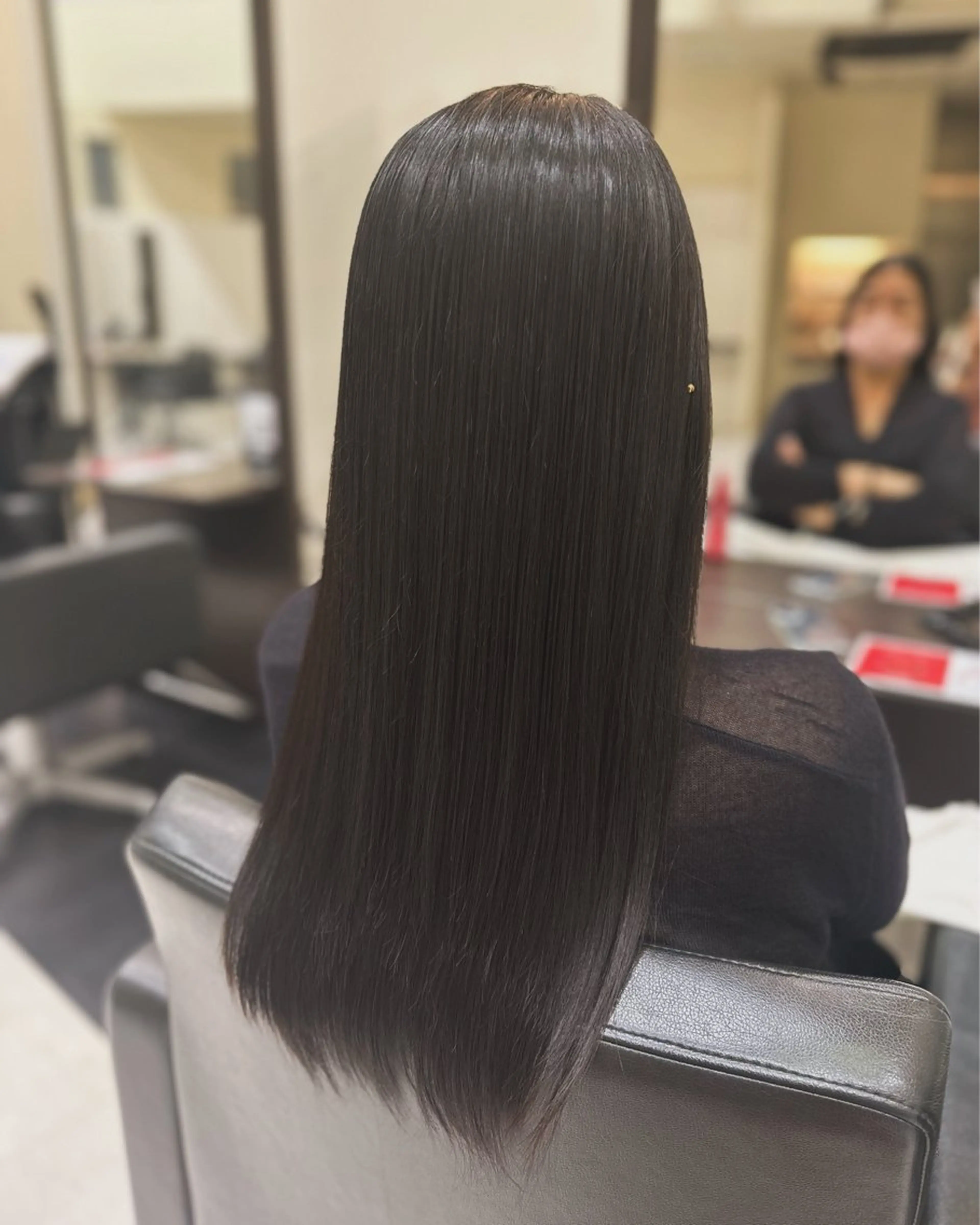 パーマ ストレートパーマ 縮毛矯正 吉村 柚香のヘアスタイル
