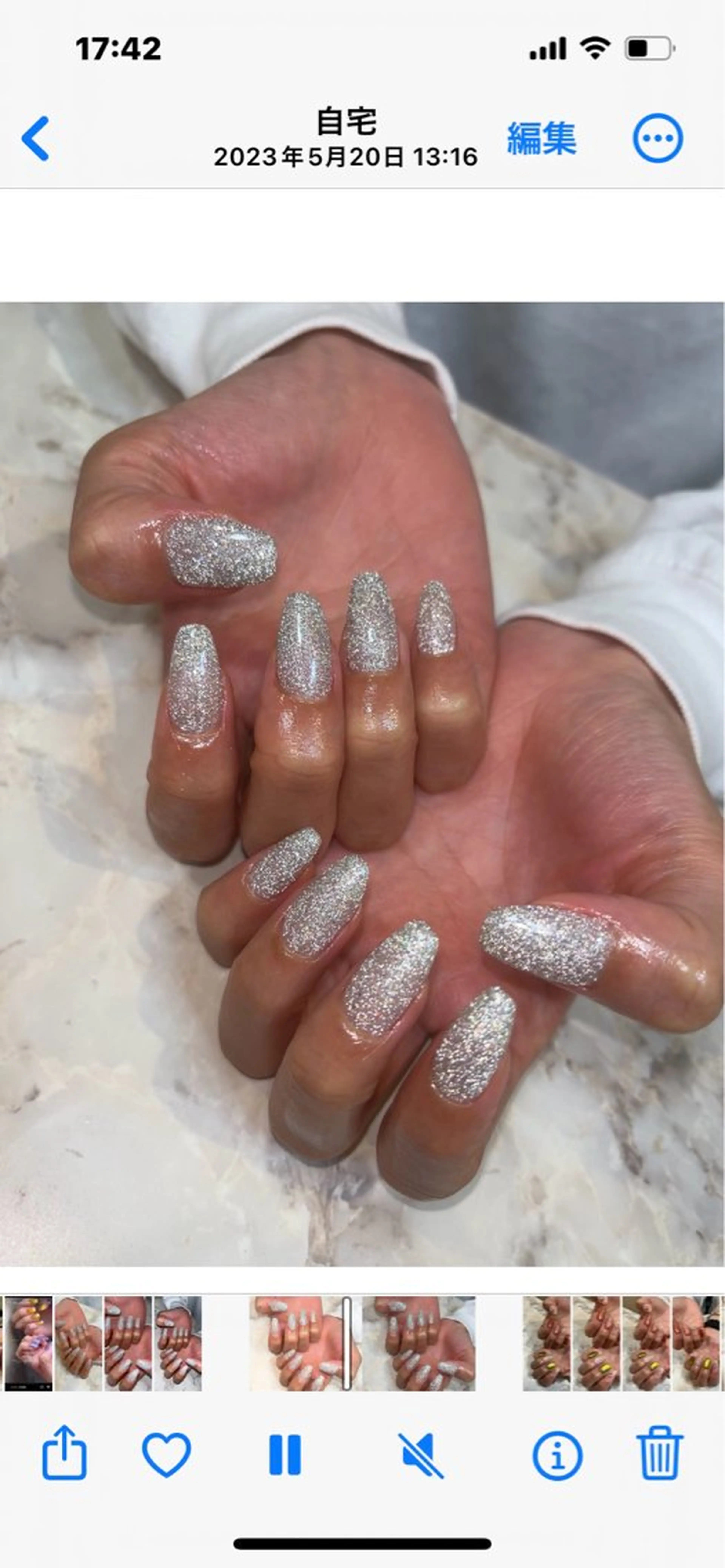 ロング nail&eyelash   NICO所属・KINUGASA YUKAのネイルデザイン