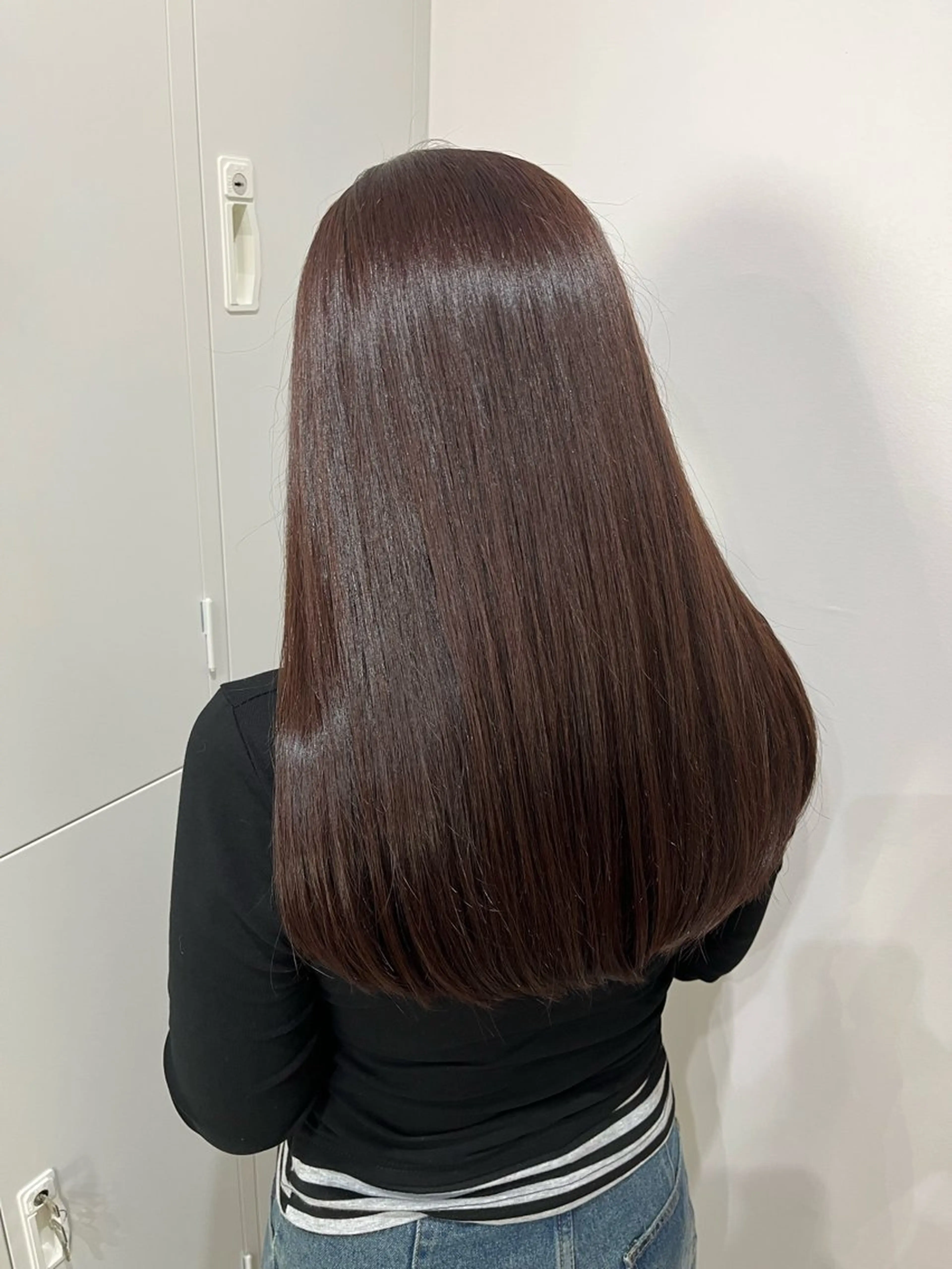 ロング カラー ブラウンカラー ピンクカラー ピンクブラウン カット ヘアカラー トリートメント 🫧ぷる艶カラー🫧 Yuubi🦩のヘアスタイル