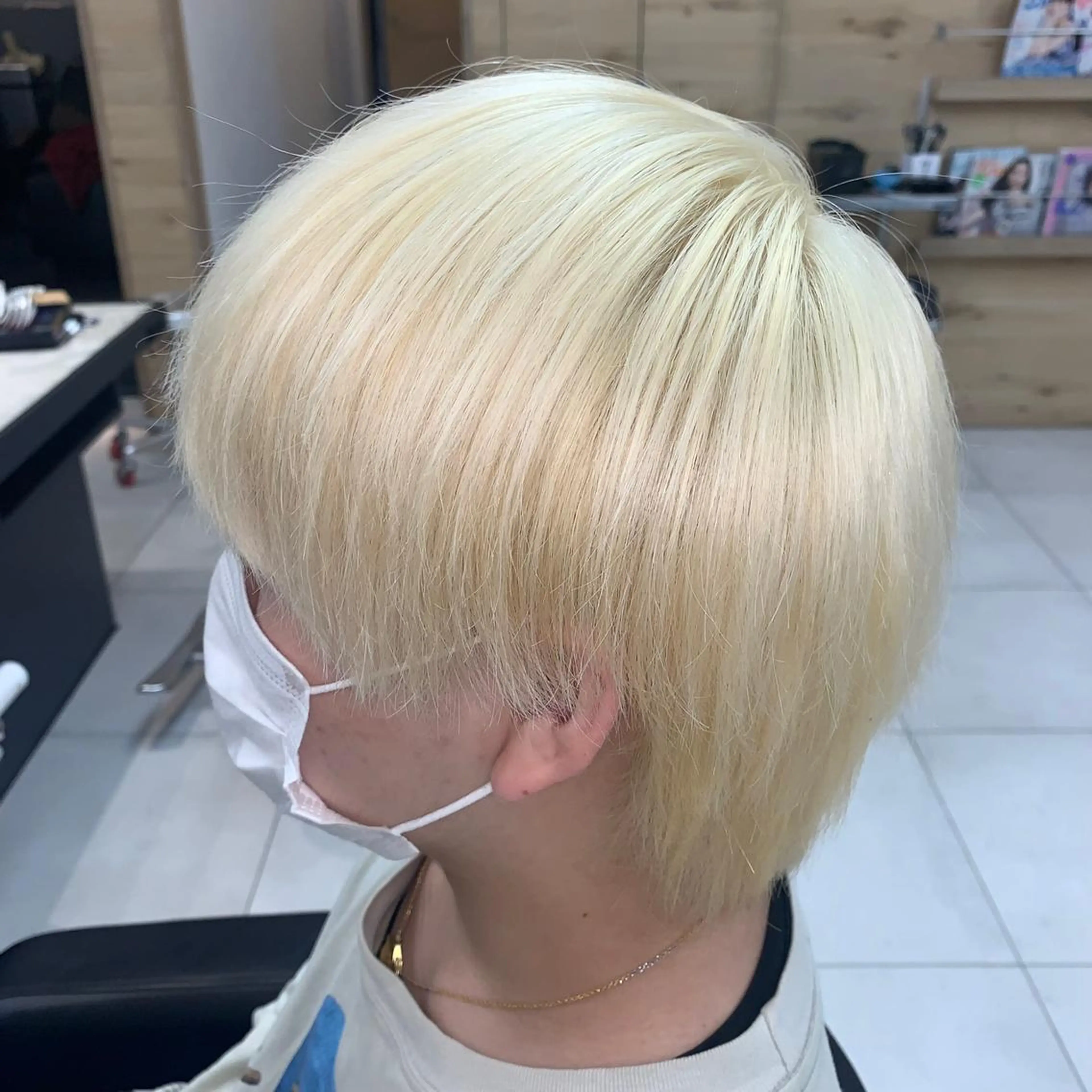 カラー メンズ ブリーチパーマ🌍 正木天のヘアスタイル