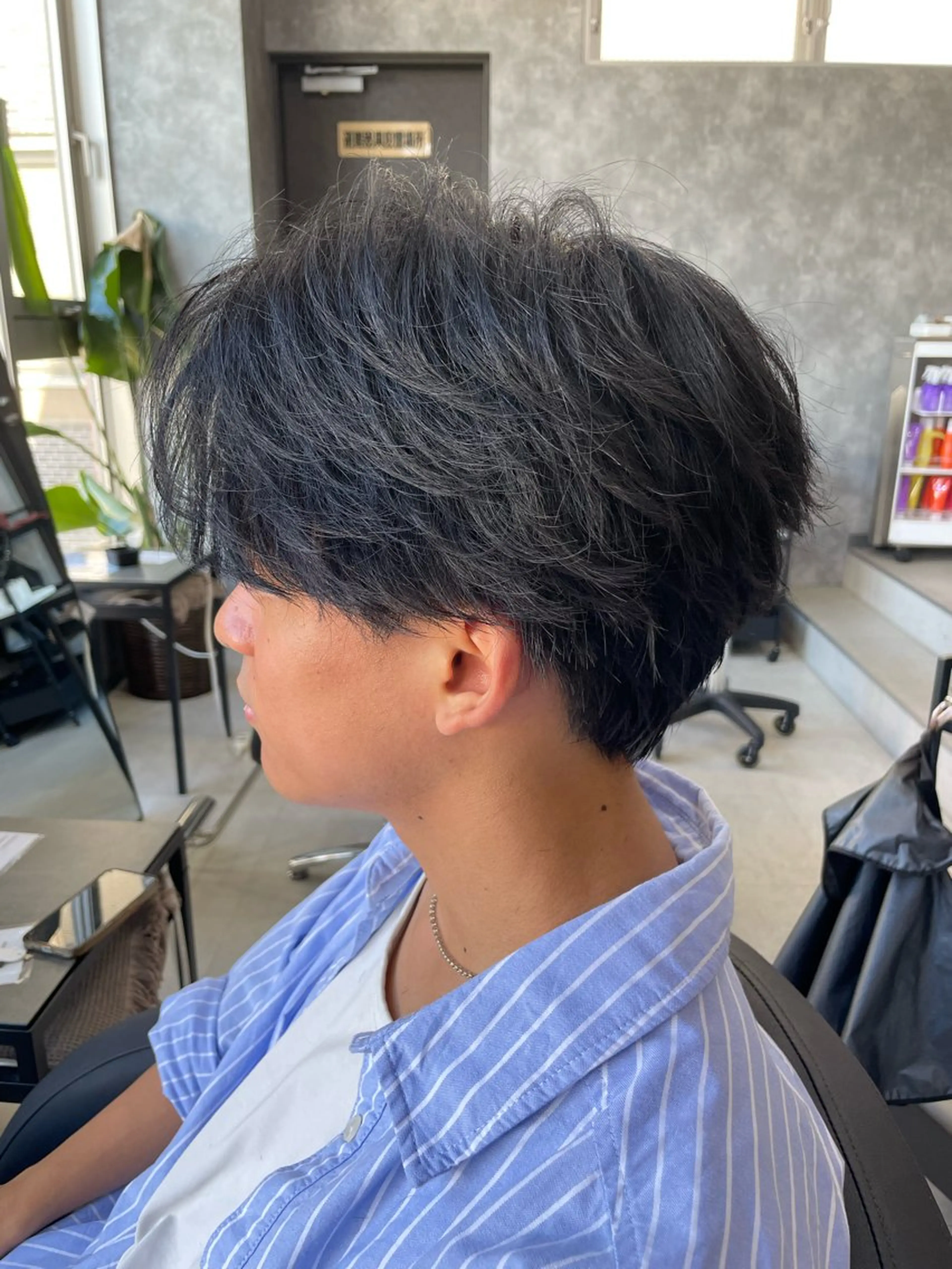 ショート カラー メンズ ショートヘア 青野 有雅のヘアスタイル