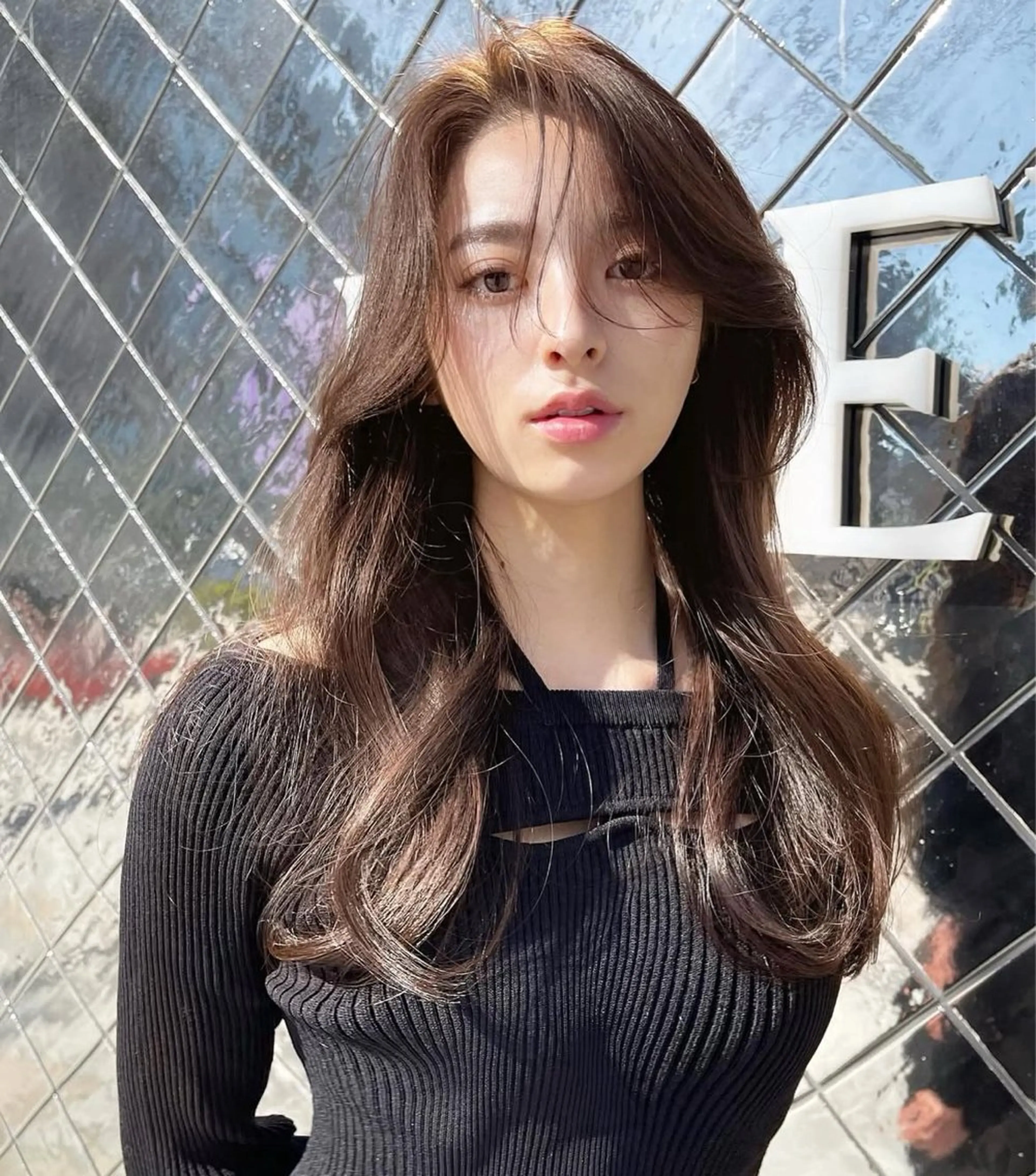 ロング カラー ❄️暗髪/透明感❄️ /reyのヘアスタイル