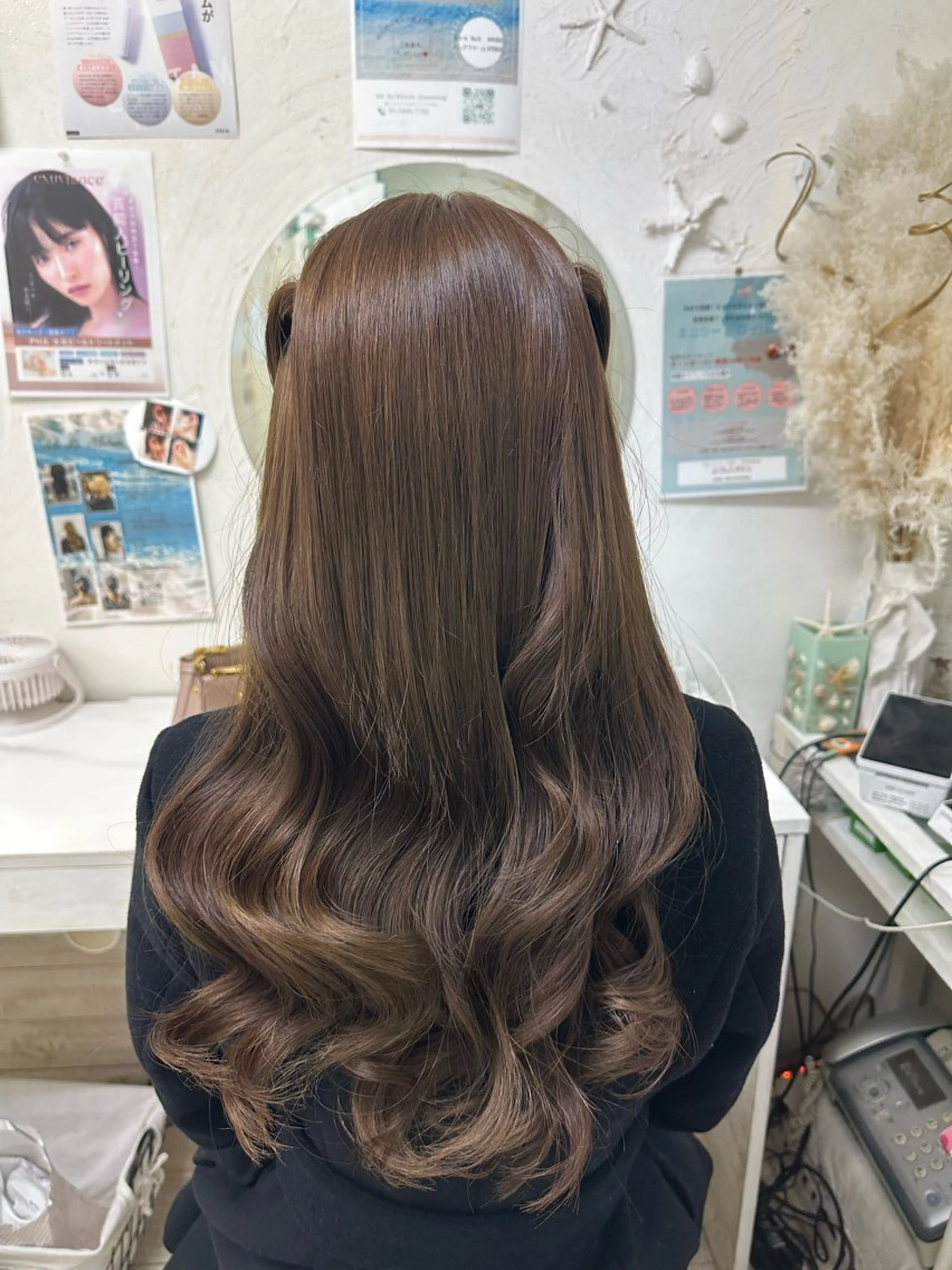 ロング ヘアセット 塚田 恵のヘアスタイル