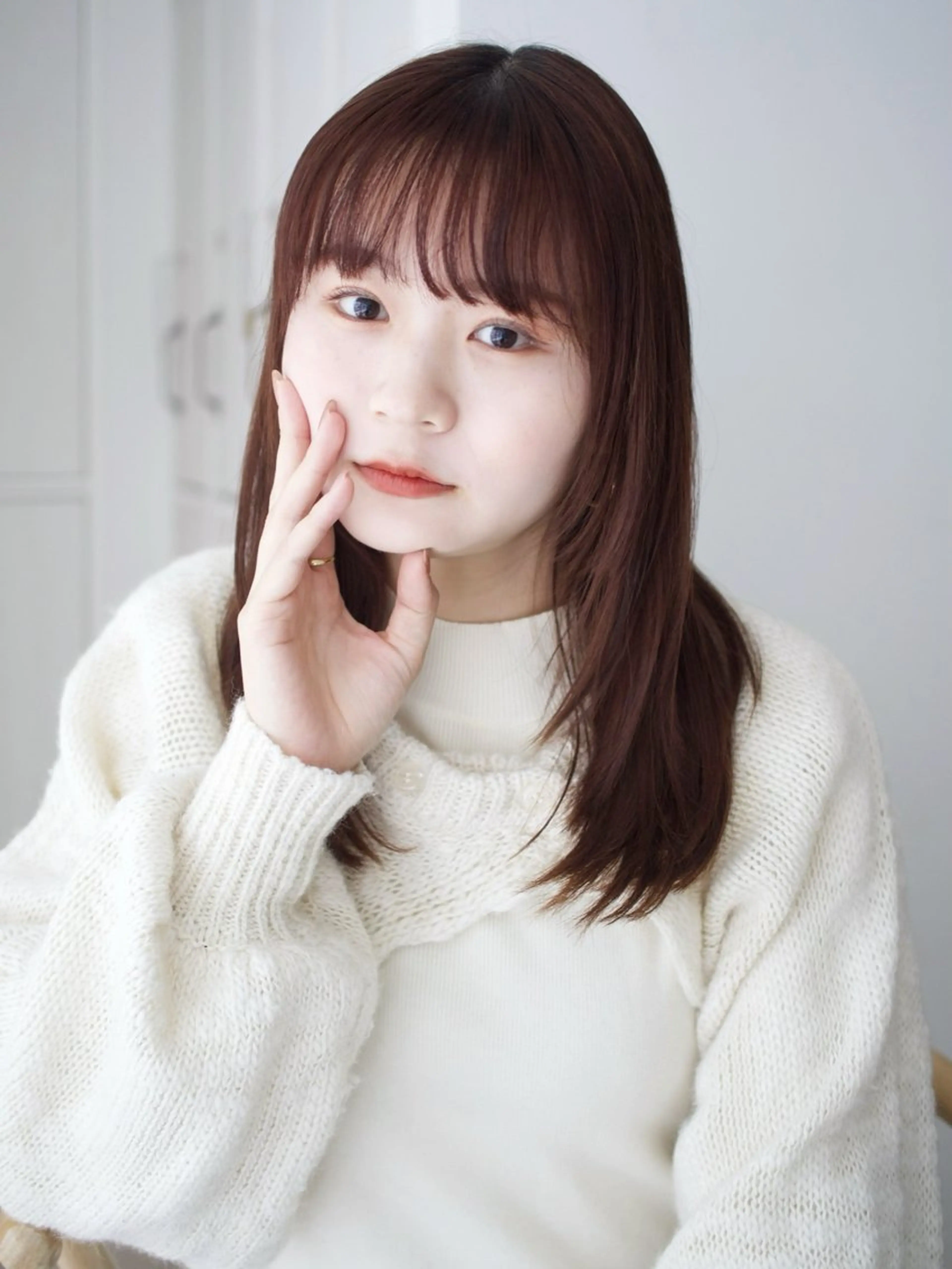 ロング カラー ブラウンカラー ピンクカラー ピンクブラウン 越後 遥/ 透明感カラー🪞🤍のヘアスタイル