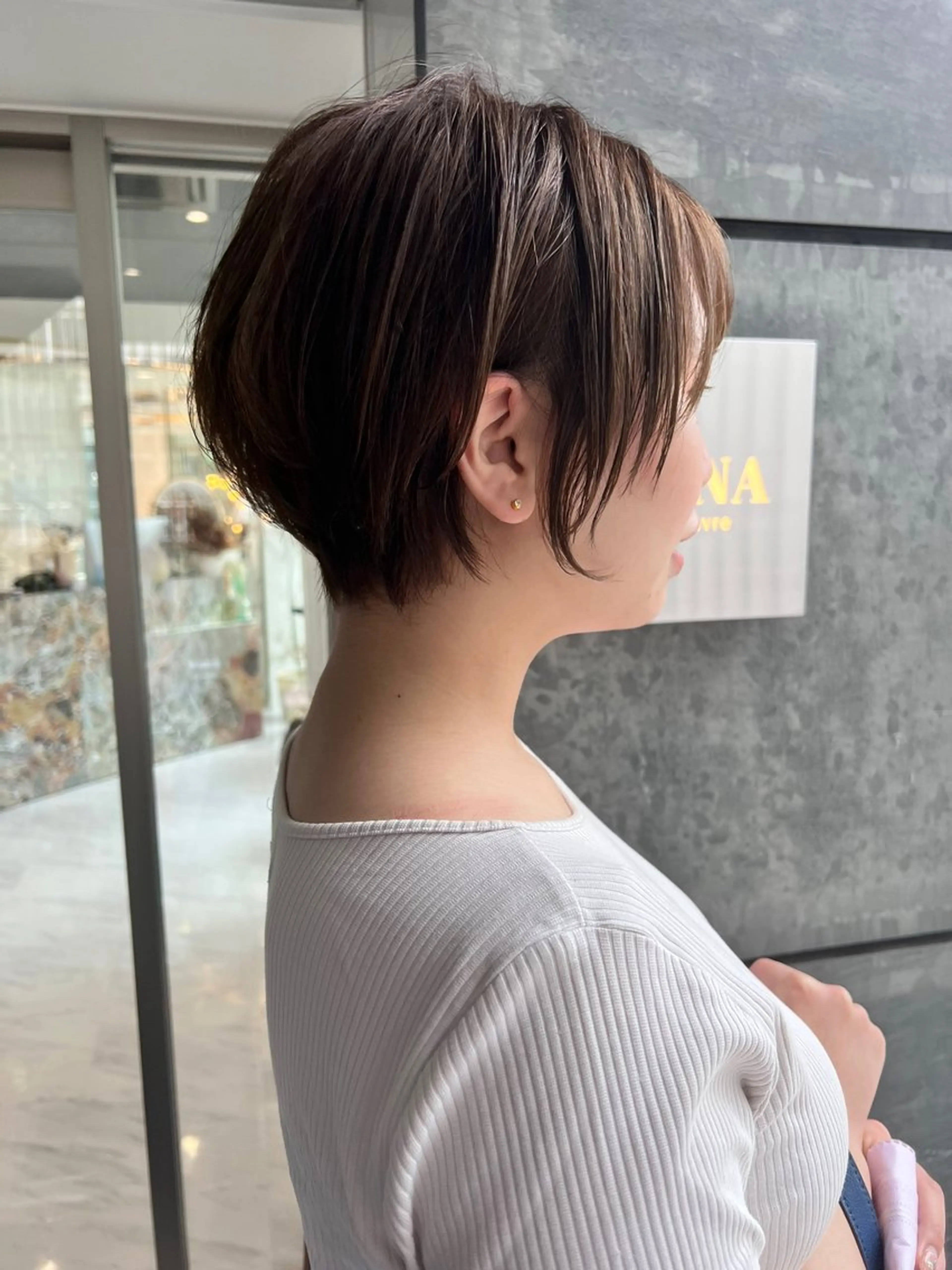 ショート カラー ショートヘア カット ヘアカラー ショート/丸み/ 小顔/ERIのヘアスタイル