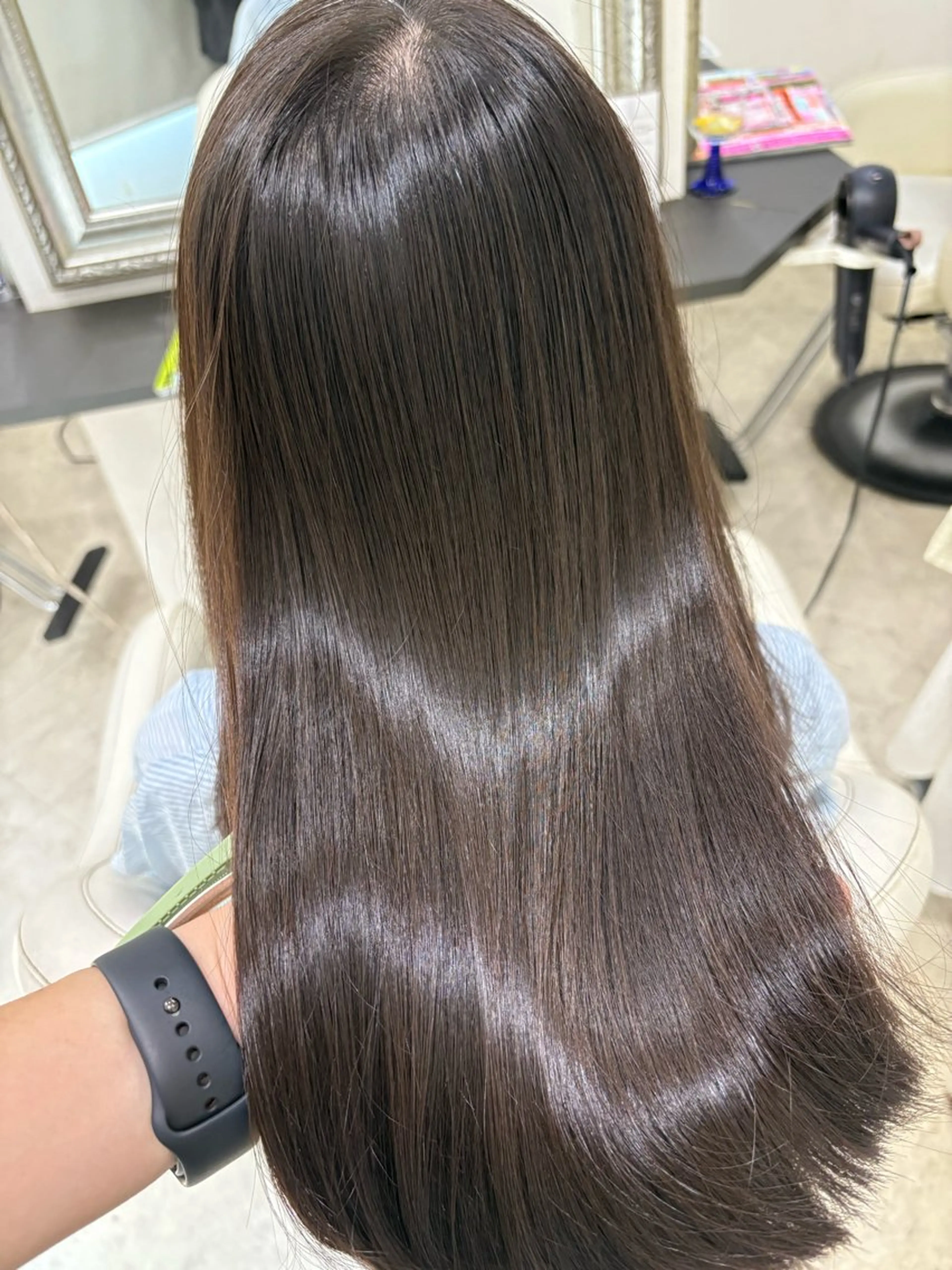 ロング カット 縮毛矯正 羽澤 亨威【髪質改善】のヘアスタイル