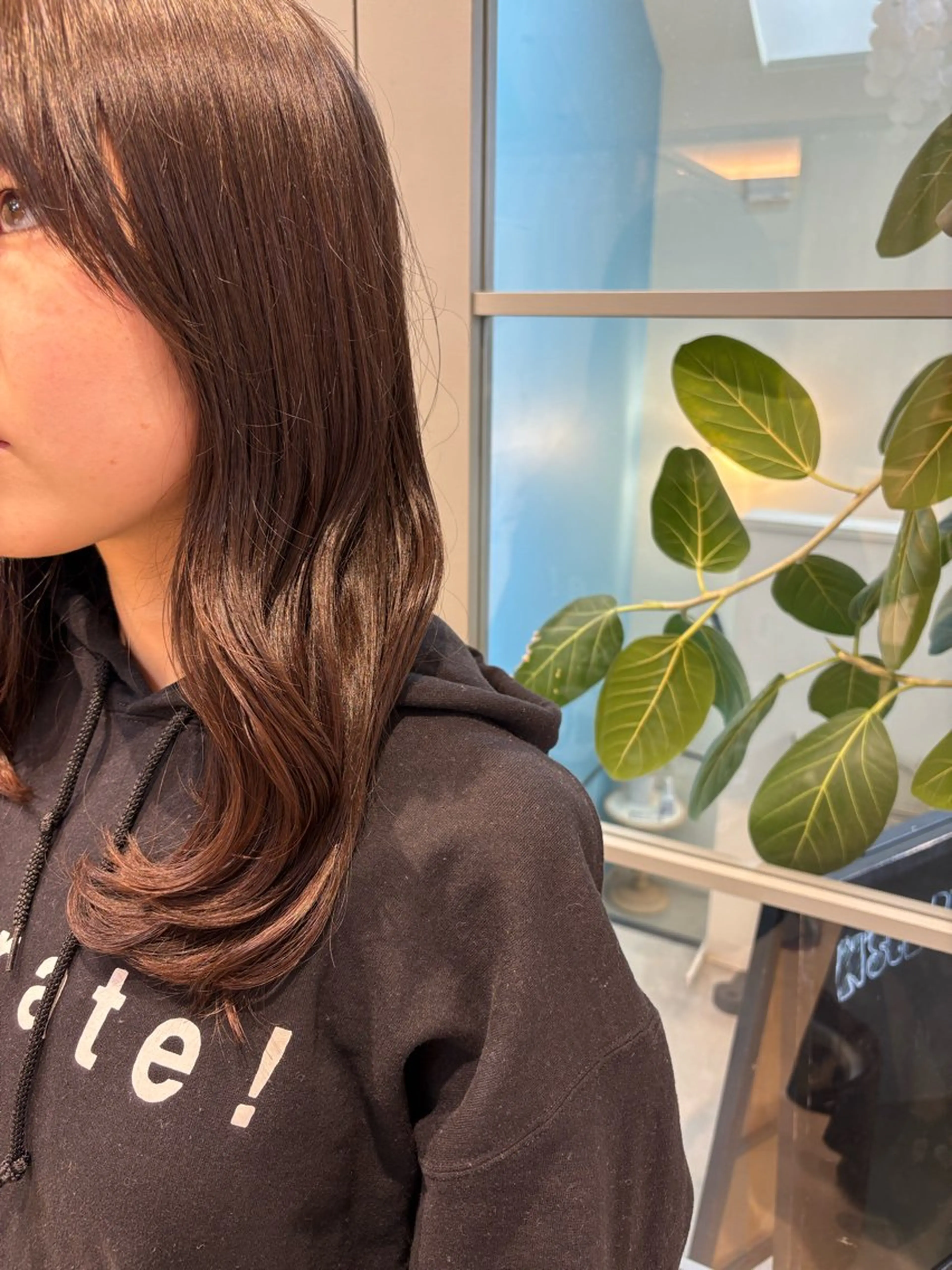 セミロング レイヤーカット つちだ ゆうひ / 暗髪カラー⟡.·のヘアスタイル