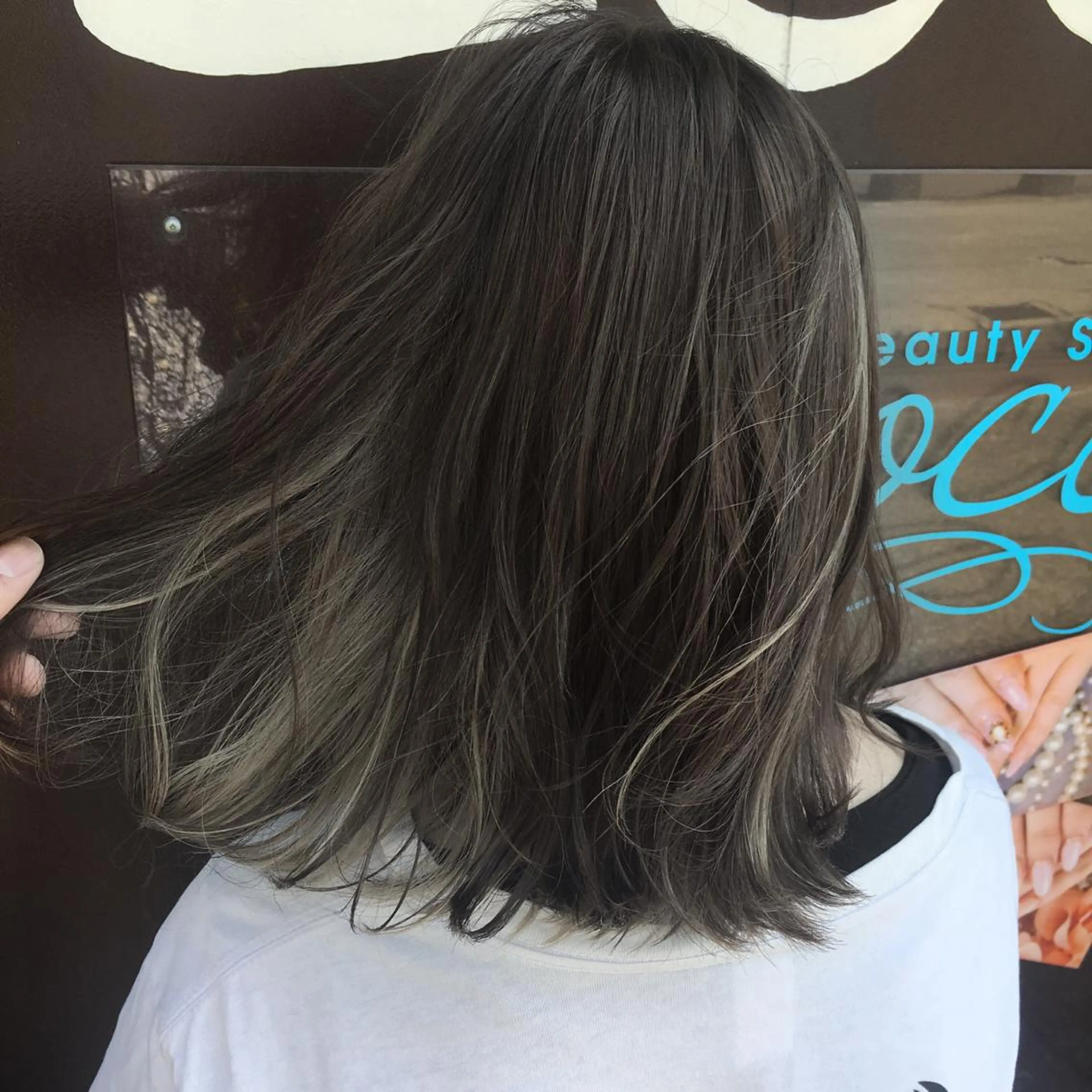 ミディアム カラー 髪質改善ストレート/レイヤーカット/Lee  Horie所属・髪質改善/縮毛矯正 心斎橋/池本有宏のヘアスタイル