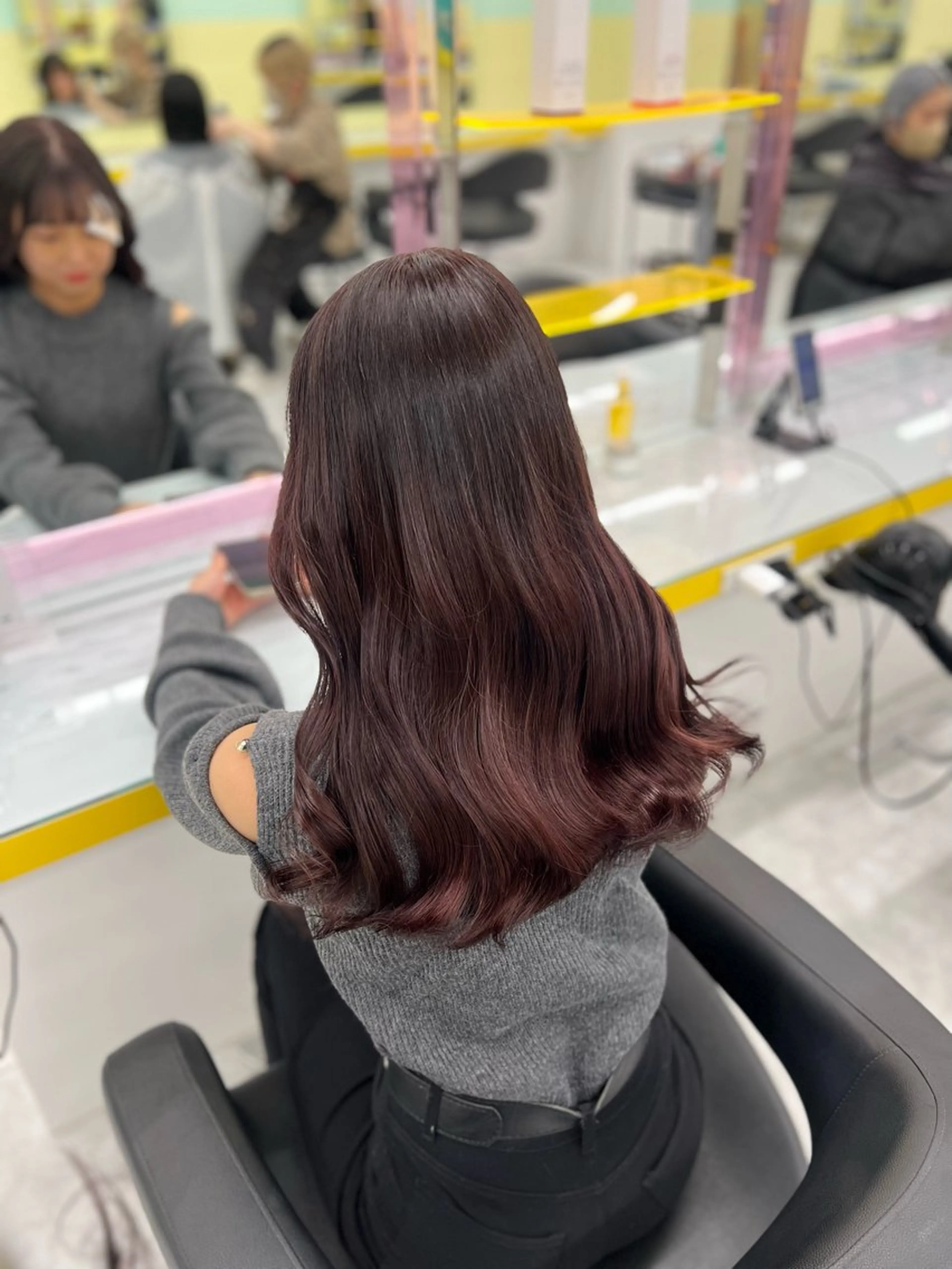 ミディアム カラー 韓流トレンドヘア 🎀RINAKO🎀のヘアスタイル