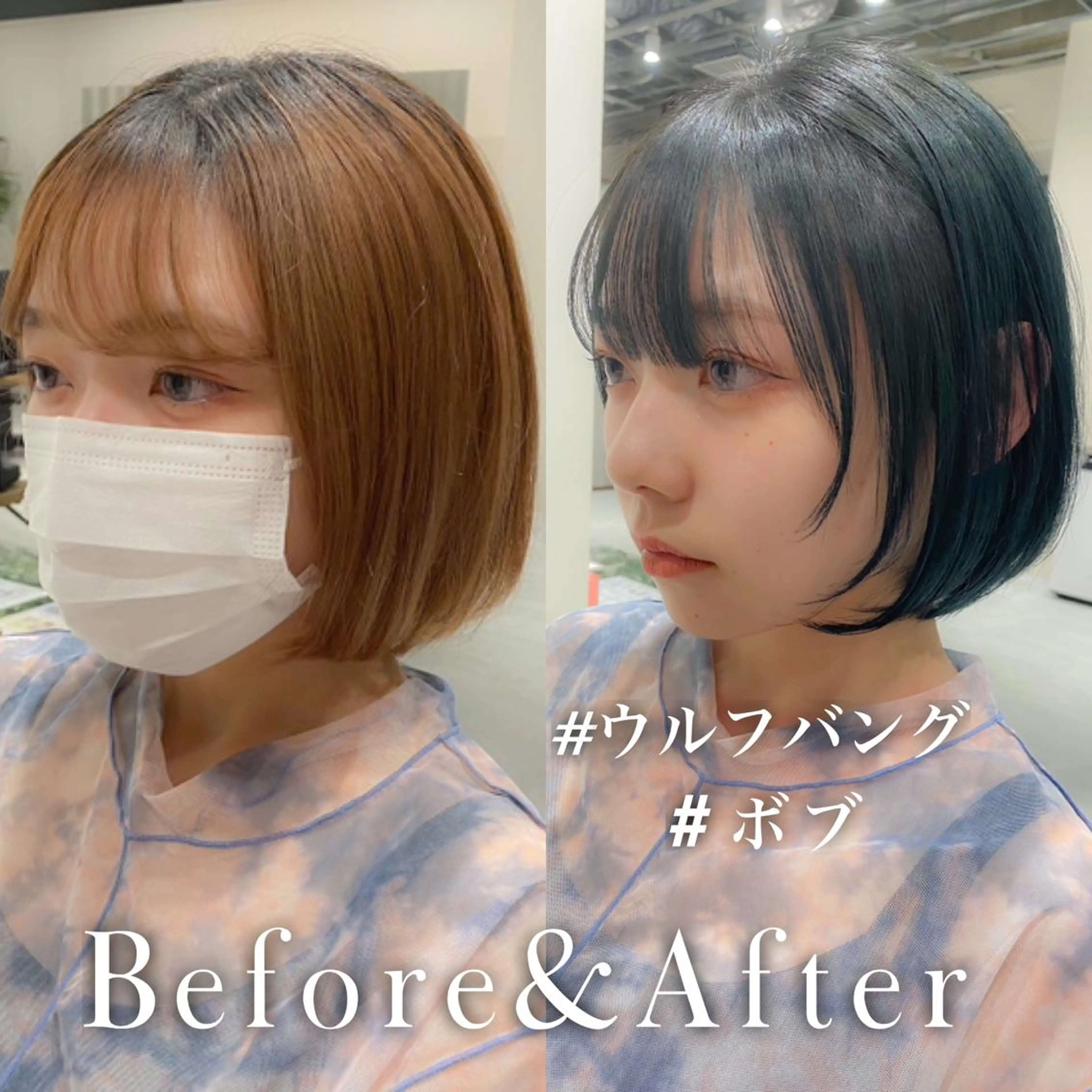 ショート カラー 透明感カラー ボブ 顔周りカット 似合わせカット 小顔カット 顔周りレイヤー/ボブ 銀座✨中野まさひろのヘアスタイル