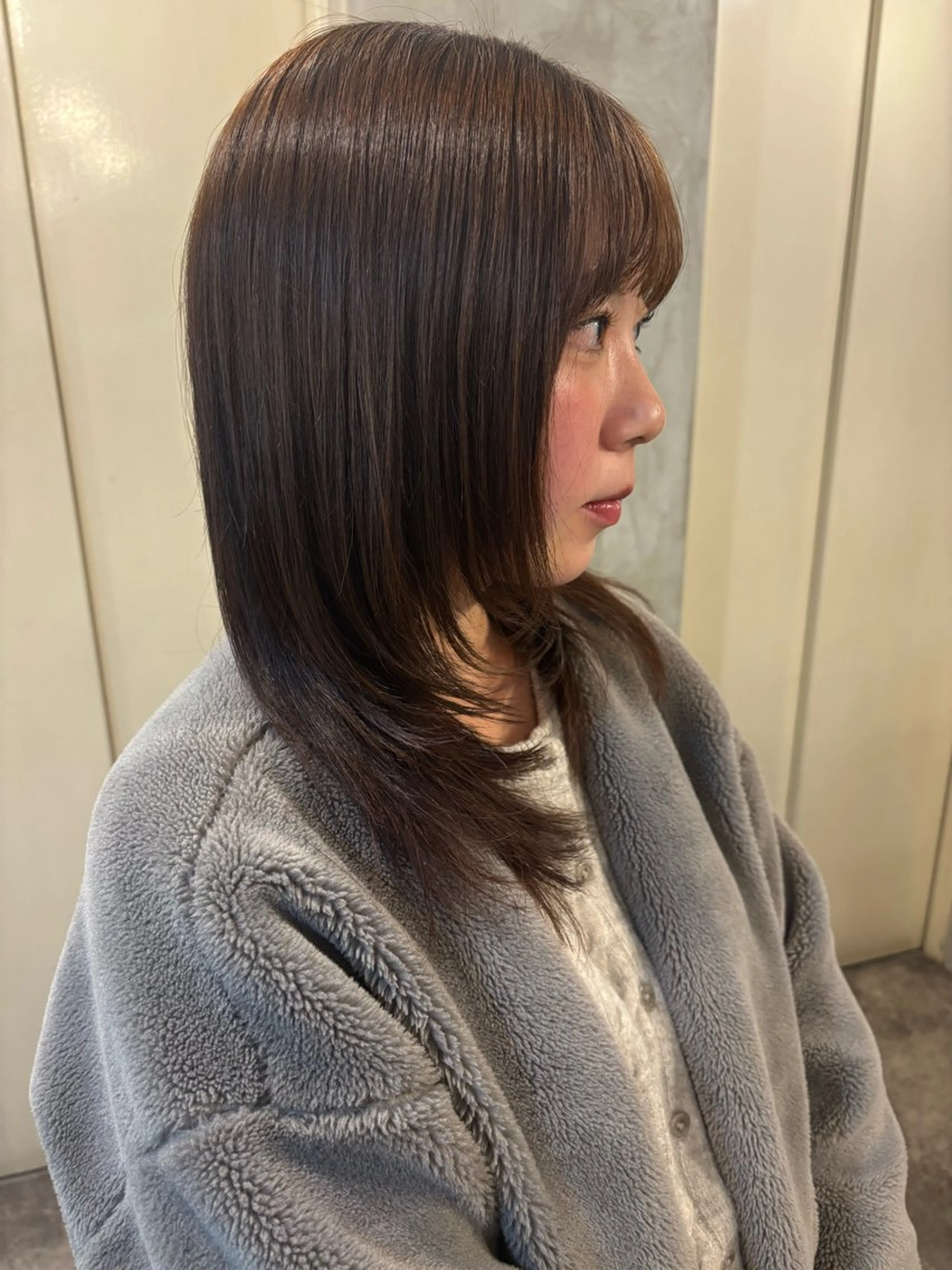 ミディアム 磯野 成基のヘアスタイル