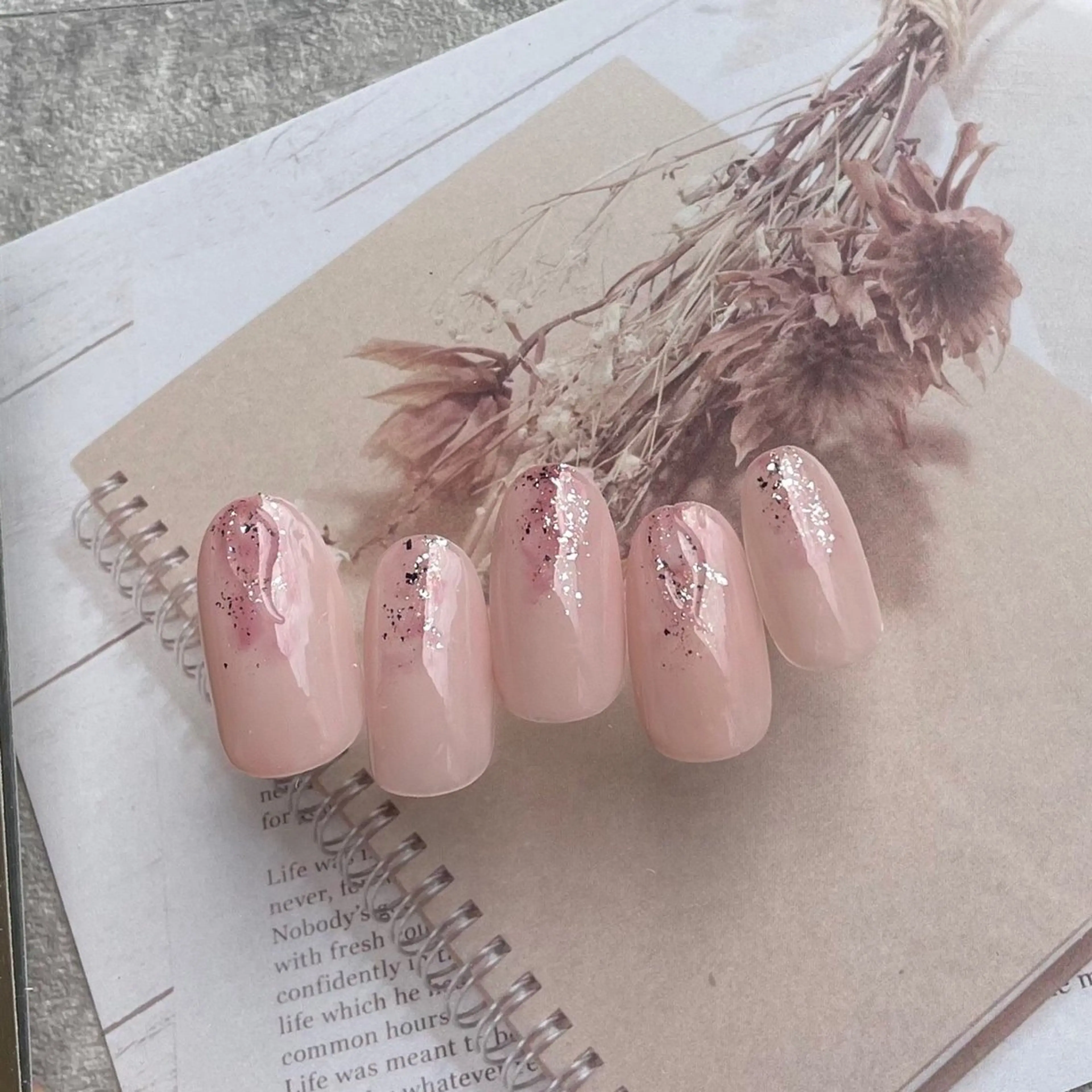 ネイル アートネイル ネイルチップ ⭐︎休業中の練習⭐︎ JNA認定講師髙橋のネイルデザイン