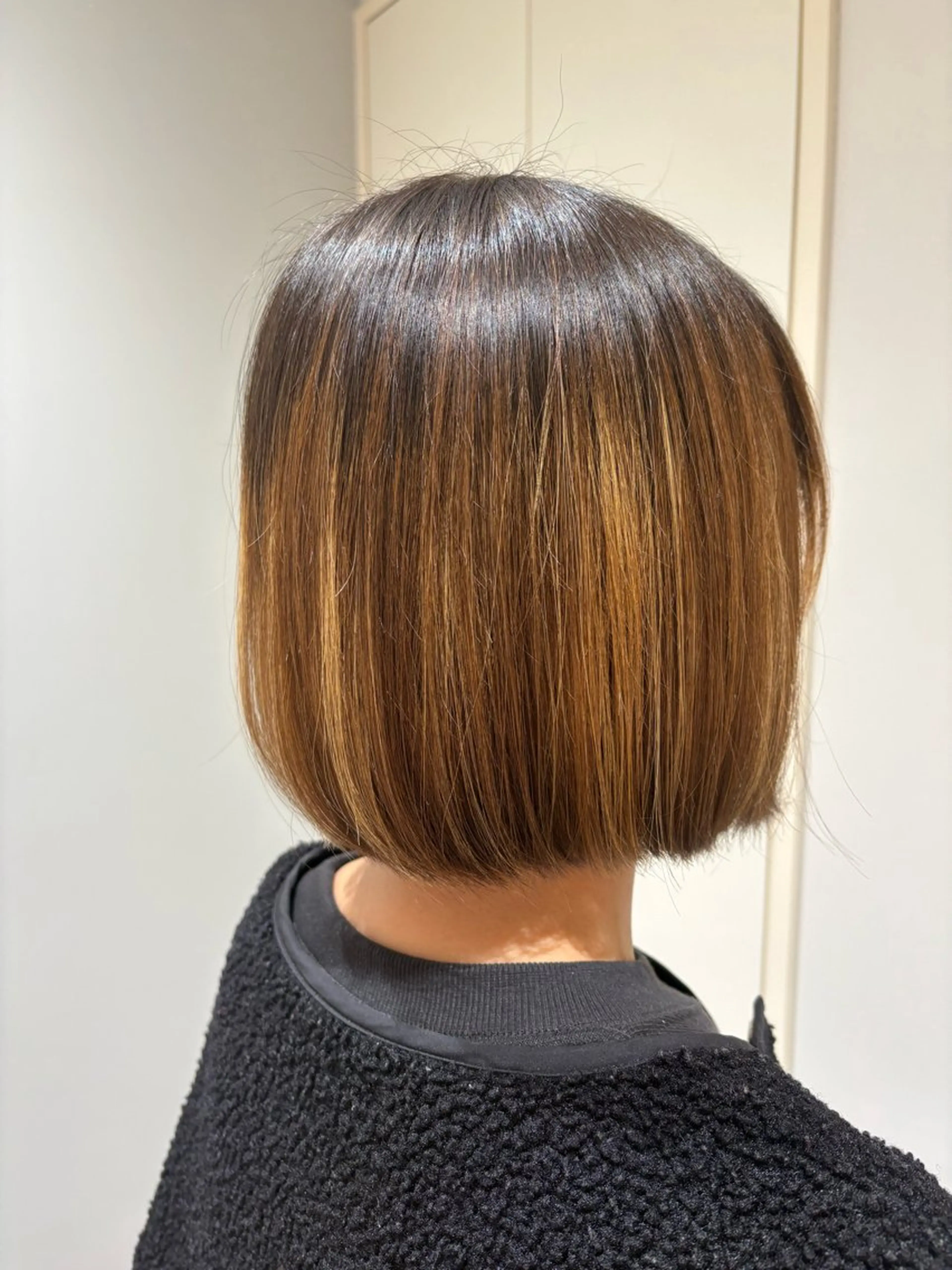 ショート ボブ カット 安田 佳純歩のヘアスタイル