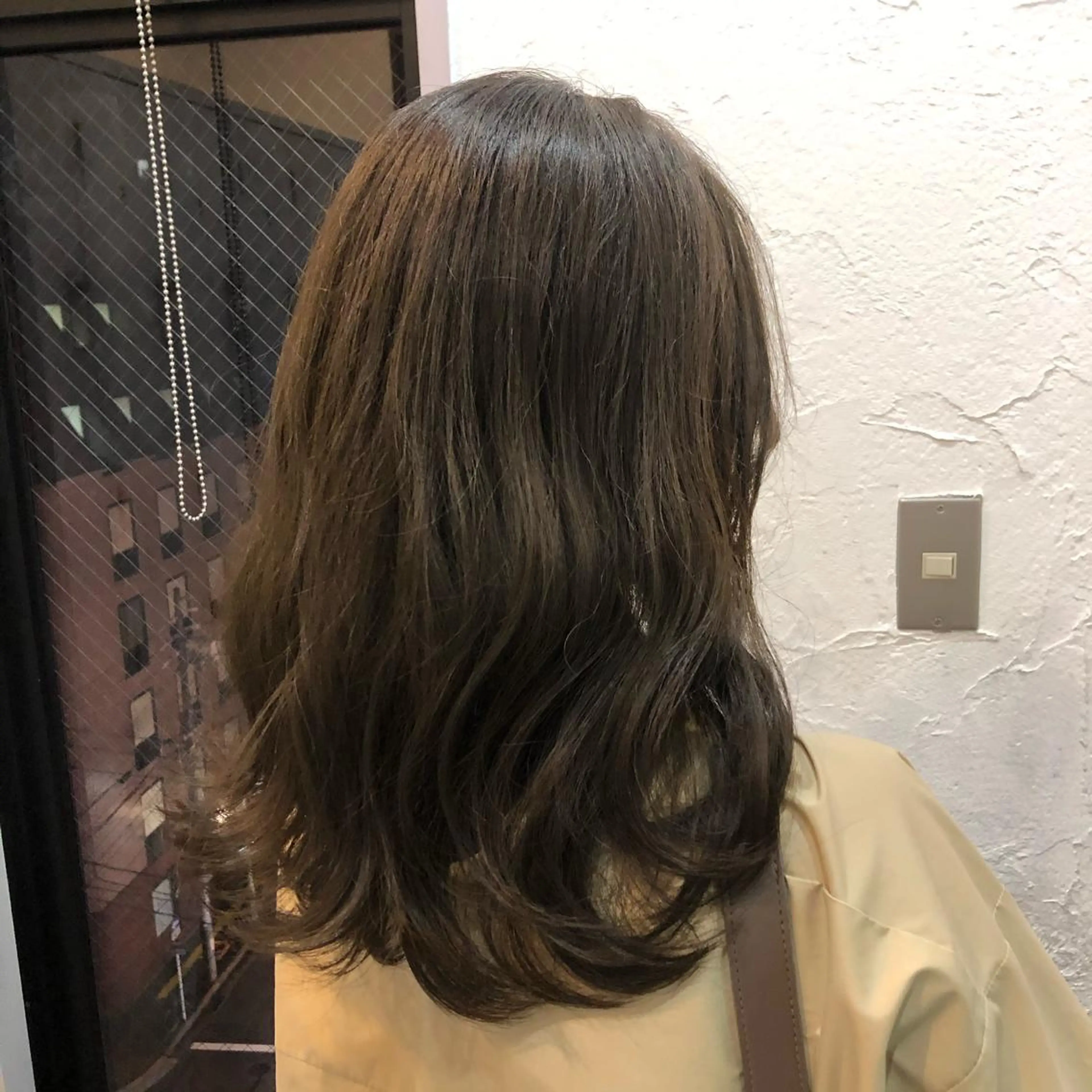 ミディアム カラー オリーブグレー ベイリコルド　アトリ 店長　宮城一真のヘアスタイル