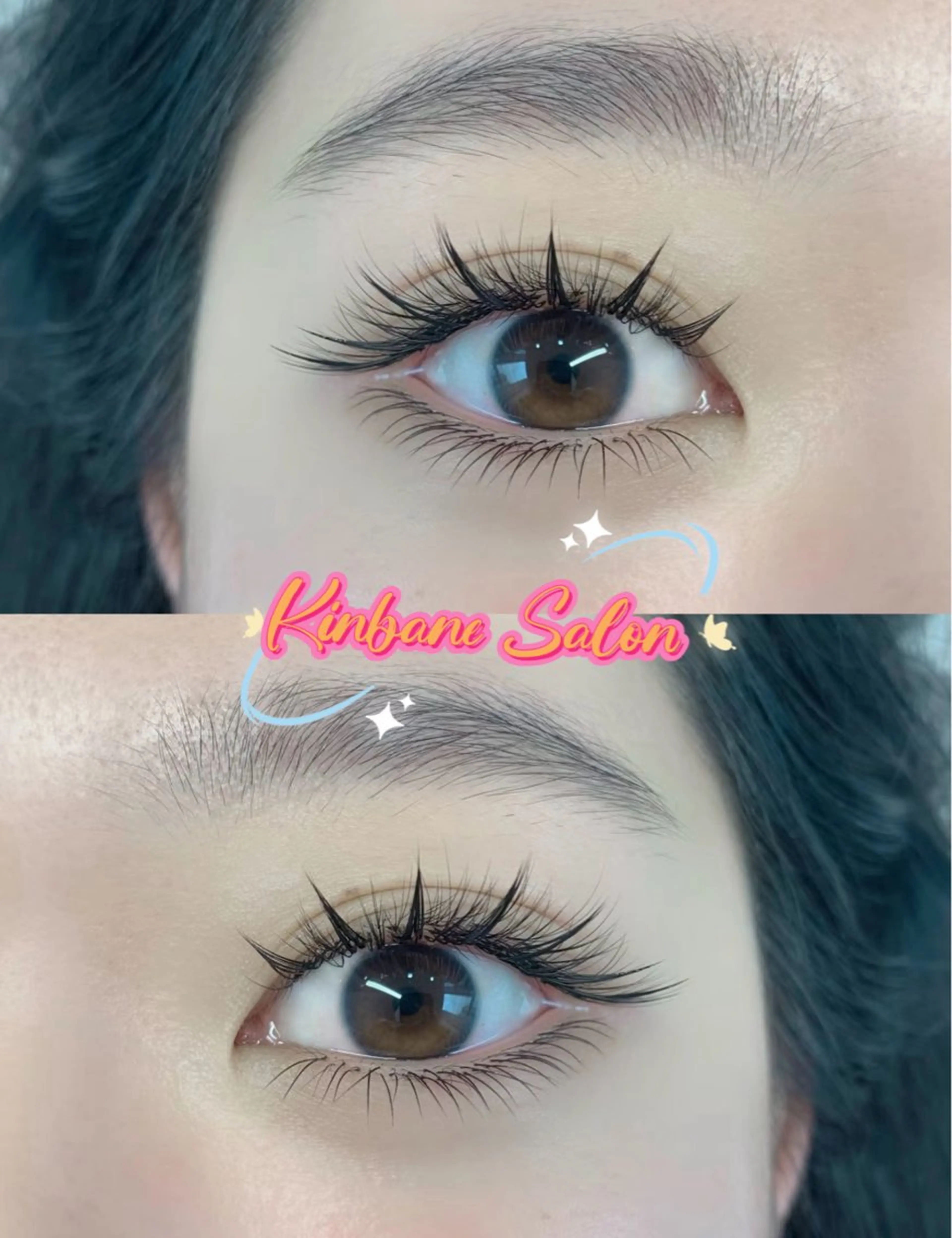 マツエク・マツパ 韓国風マツエク パリジェンヌラッシュリフト まつげパーマ 下まつげエクステ 一重×まつ毛パーマ マツエク キンバネ・サロン 高田馬場店のマツエク・マツパデザイン