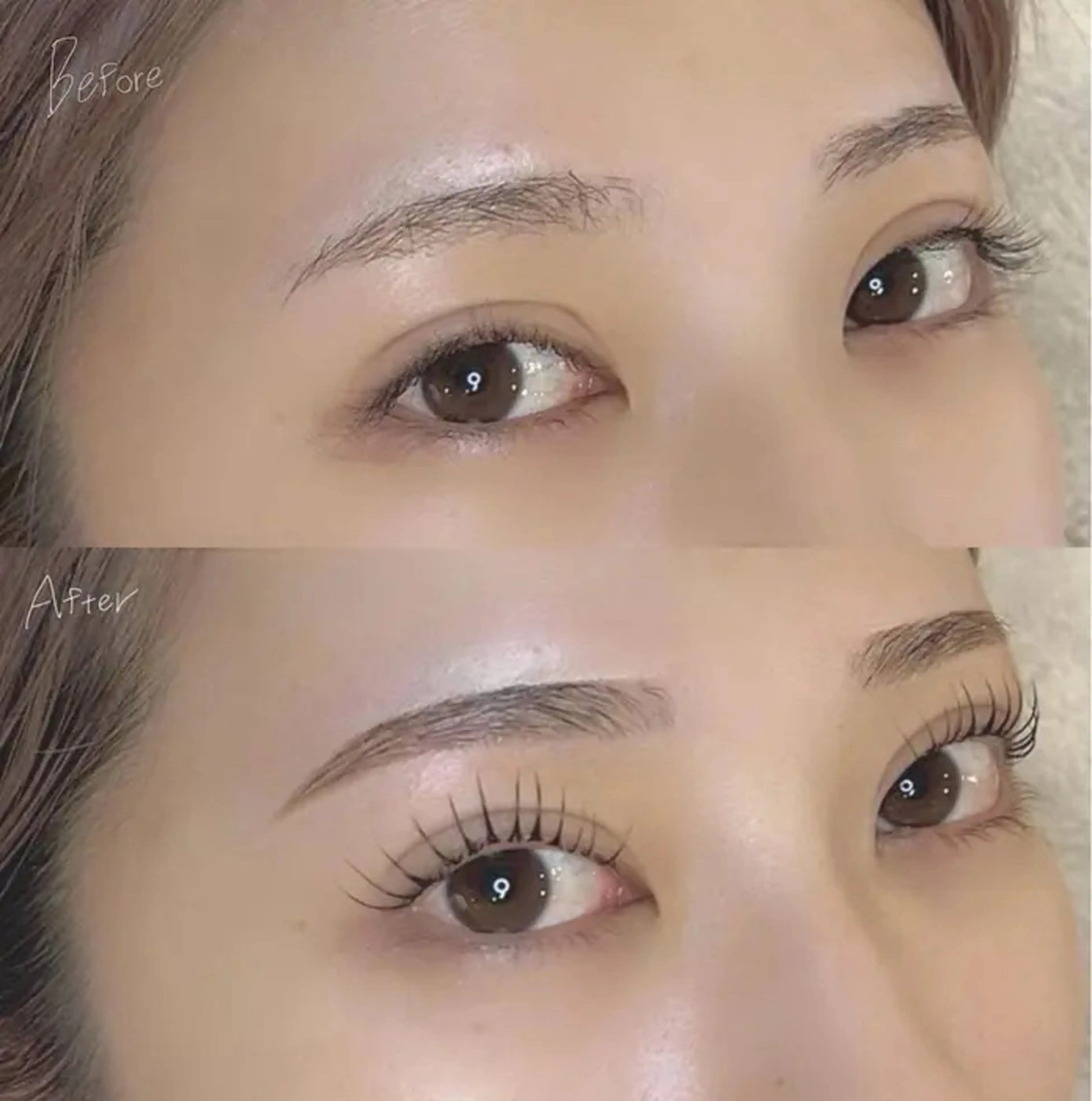 《1月限定》まつ毛パーマ（上下）×ハリウッドブロウリフトの写真