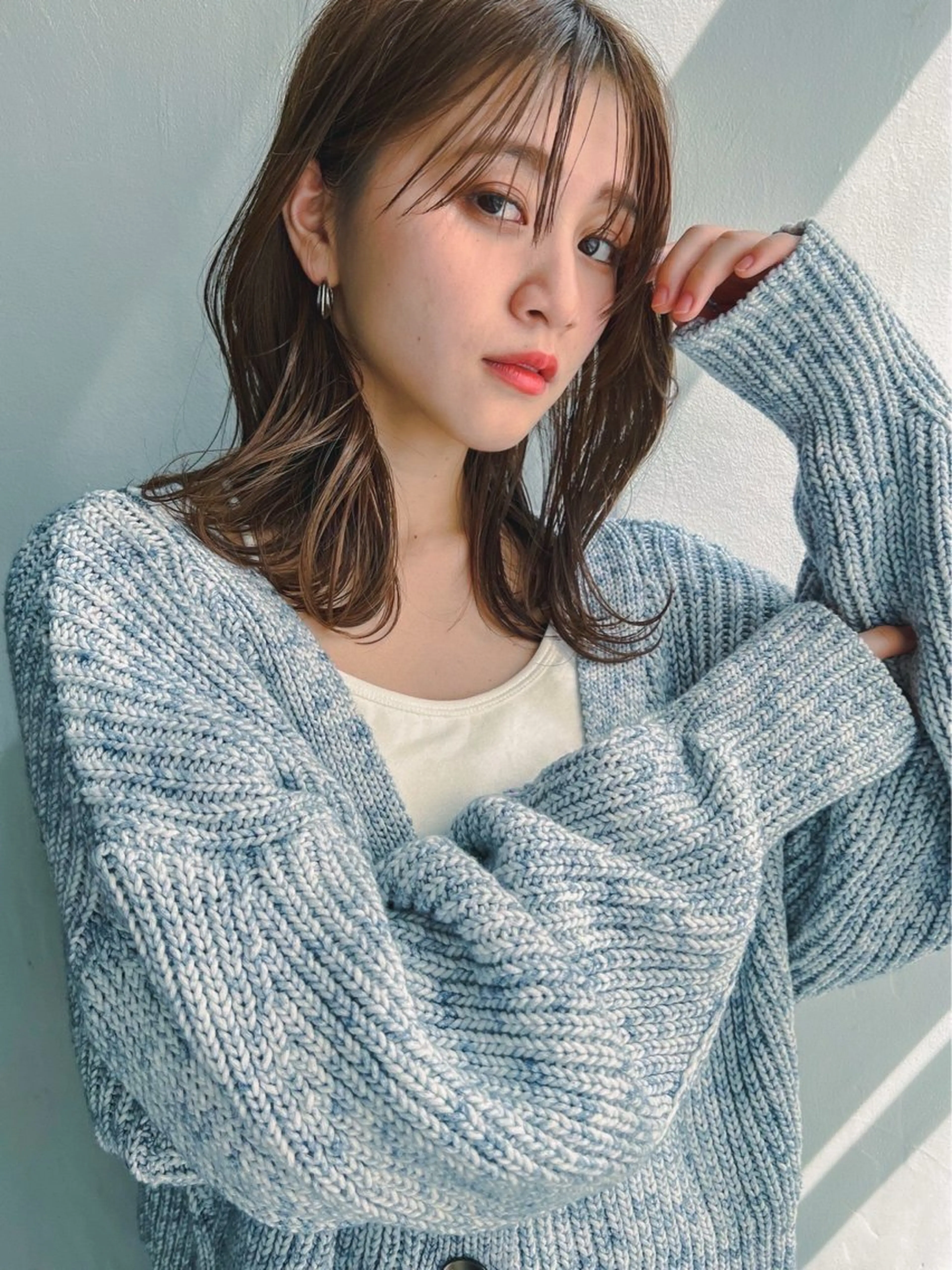 ミディアム カラー カット ヘアカラー トリートメント ブリーチ職人/ shori/店舗代表のヘアスタイル