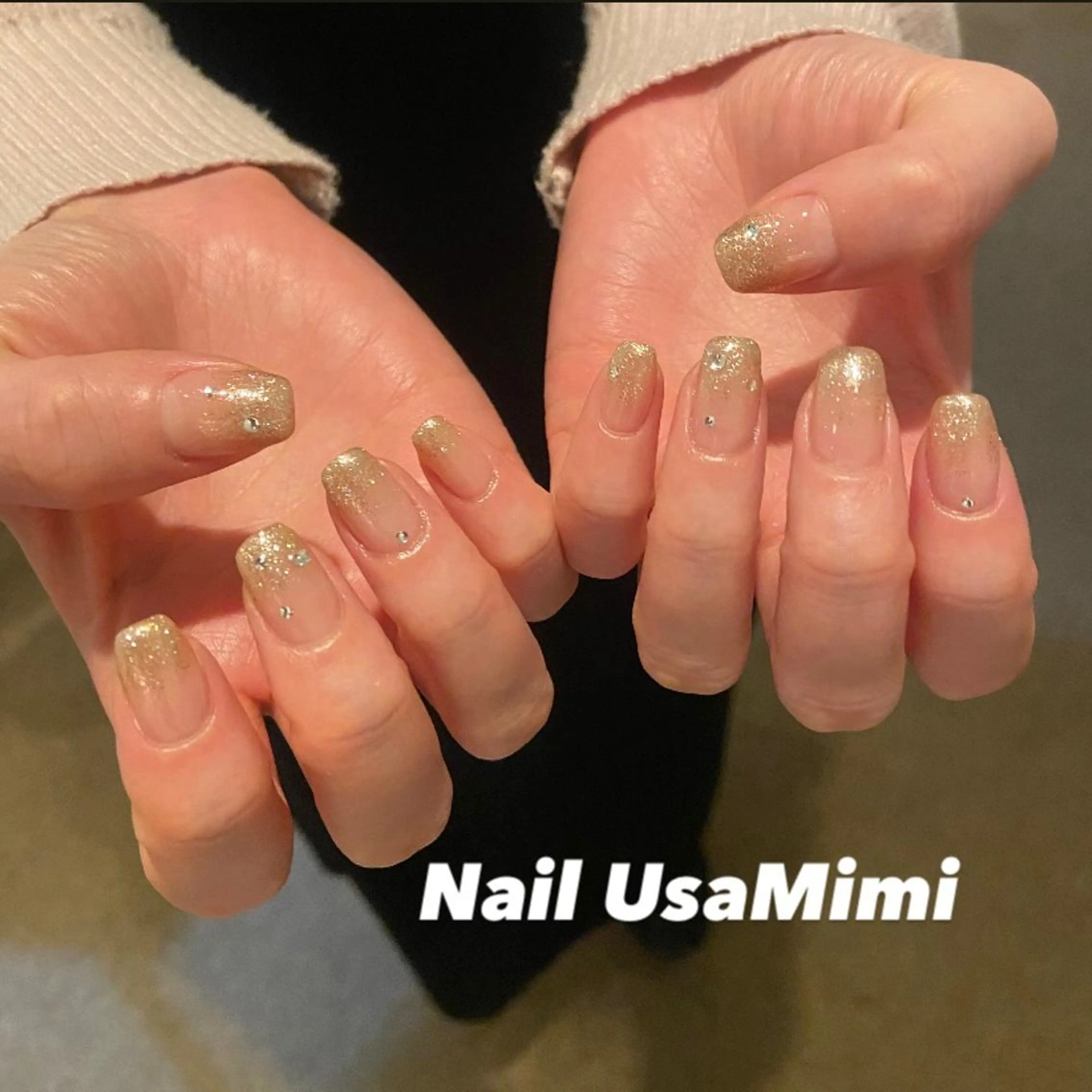 ネイル フットネイル ジェルネイル マグネットネイル 持ち込み ニュアンスネイル 本町ネイルNail UsaMimiのネイルデザイン