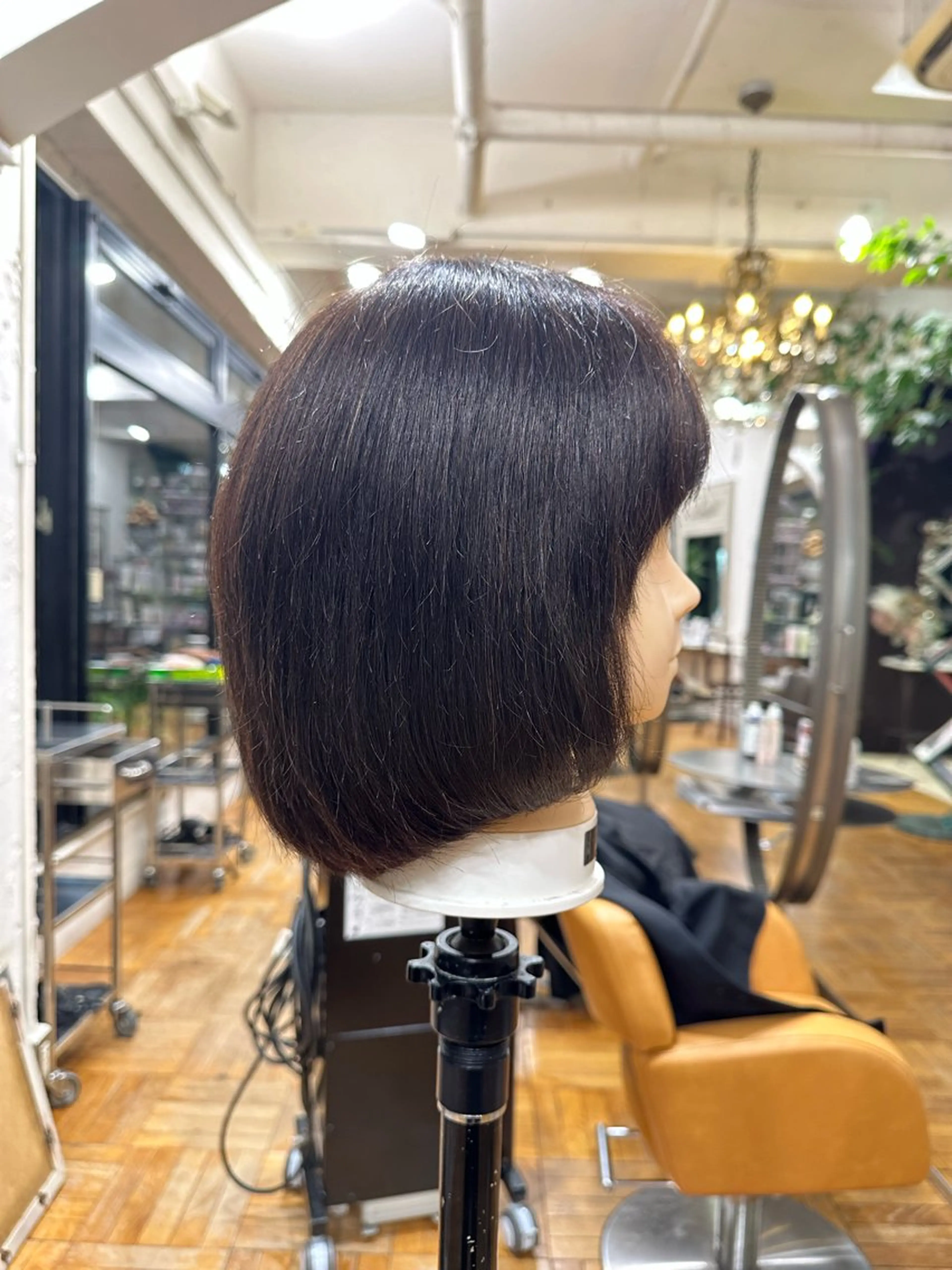 ミディアム ボブ  レイヤー 髪質改善  相澤晃希のヘアスタイル