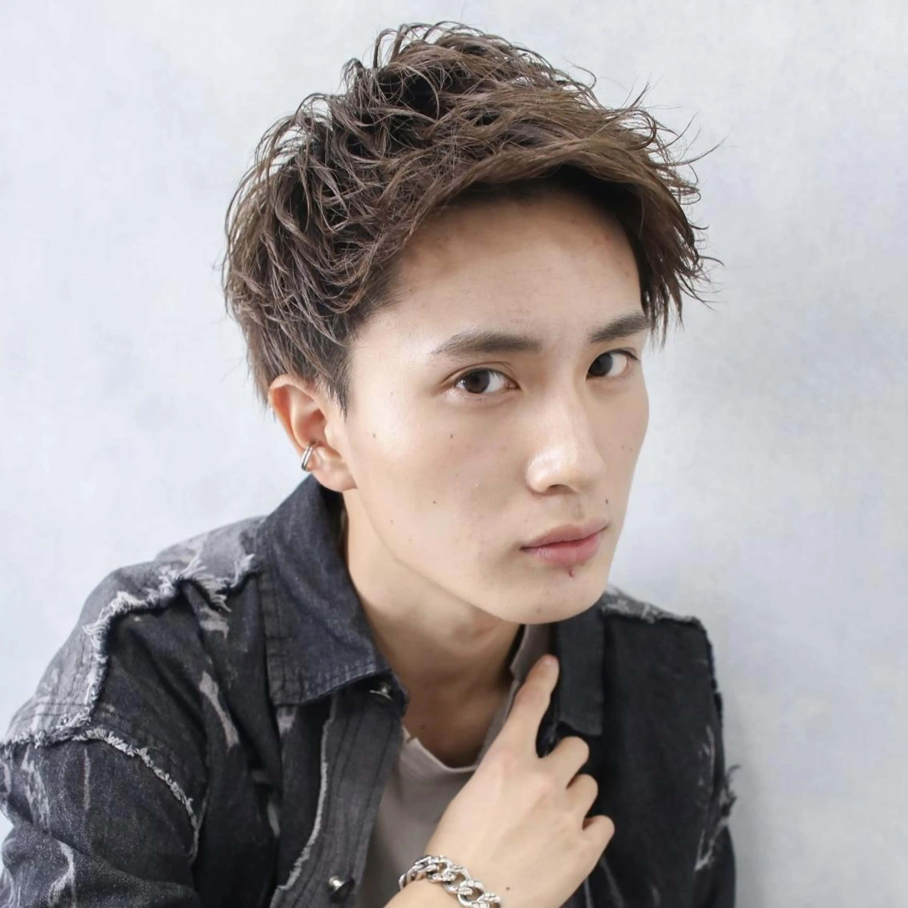 ショート カラー メンズ カット トリートメント ヘアセット Mens salon ANDYのヘアスタイル