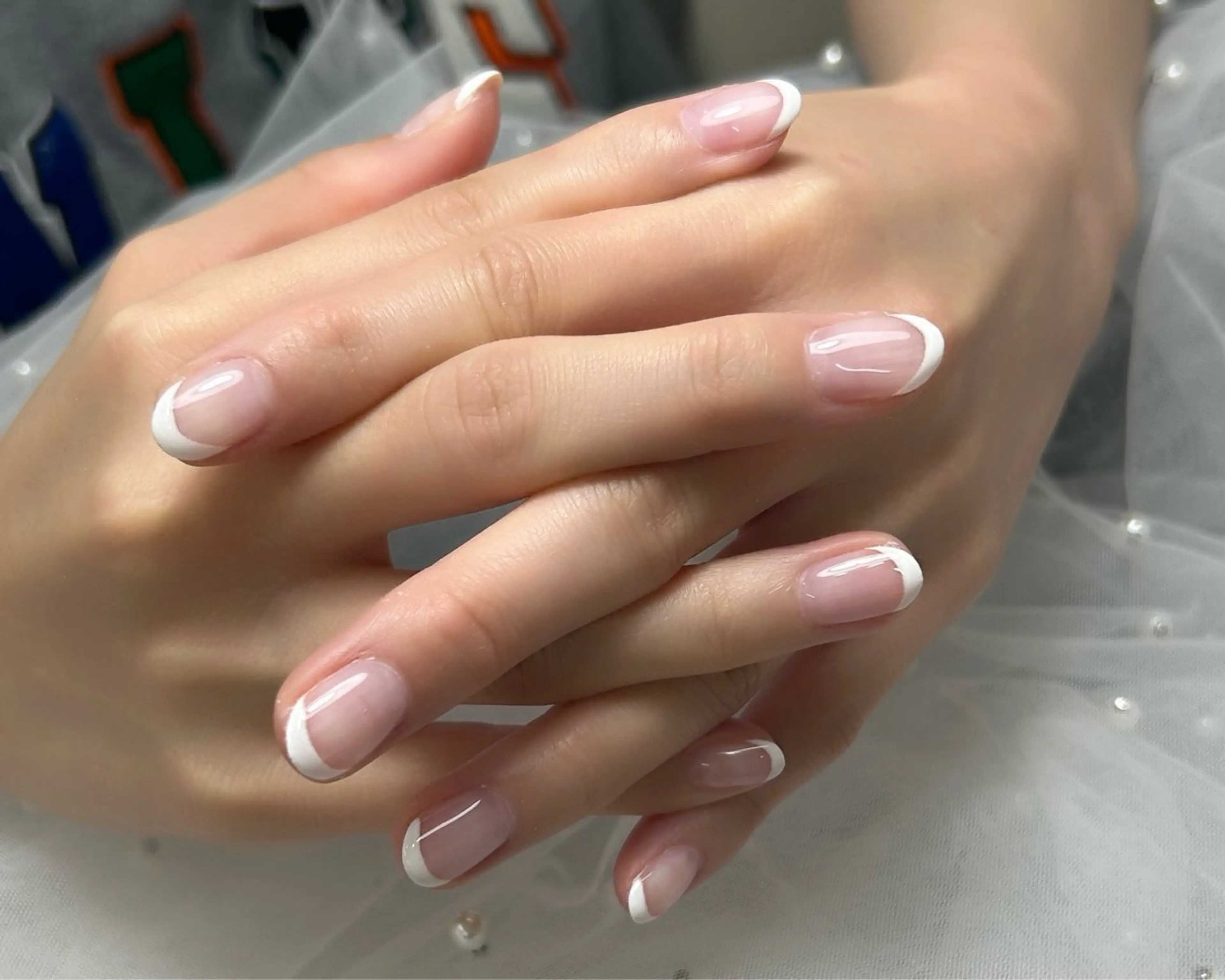 ネイル フレンチネイル ハンドネイル ANNE綾瀬店 eriのネイルデザイン