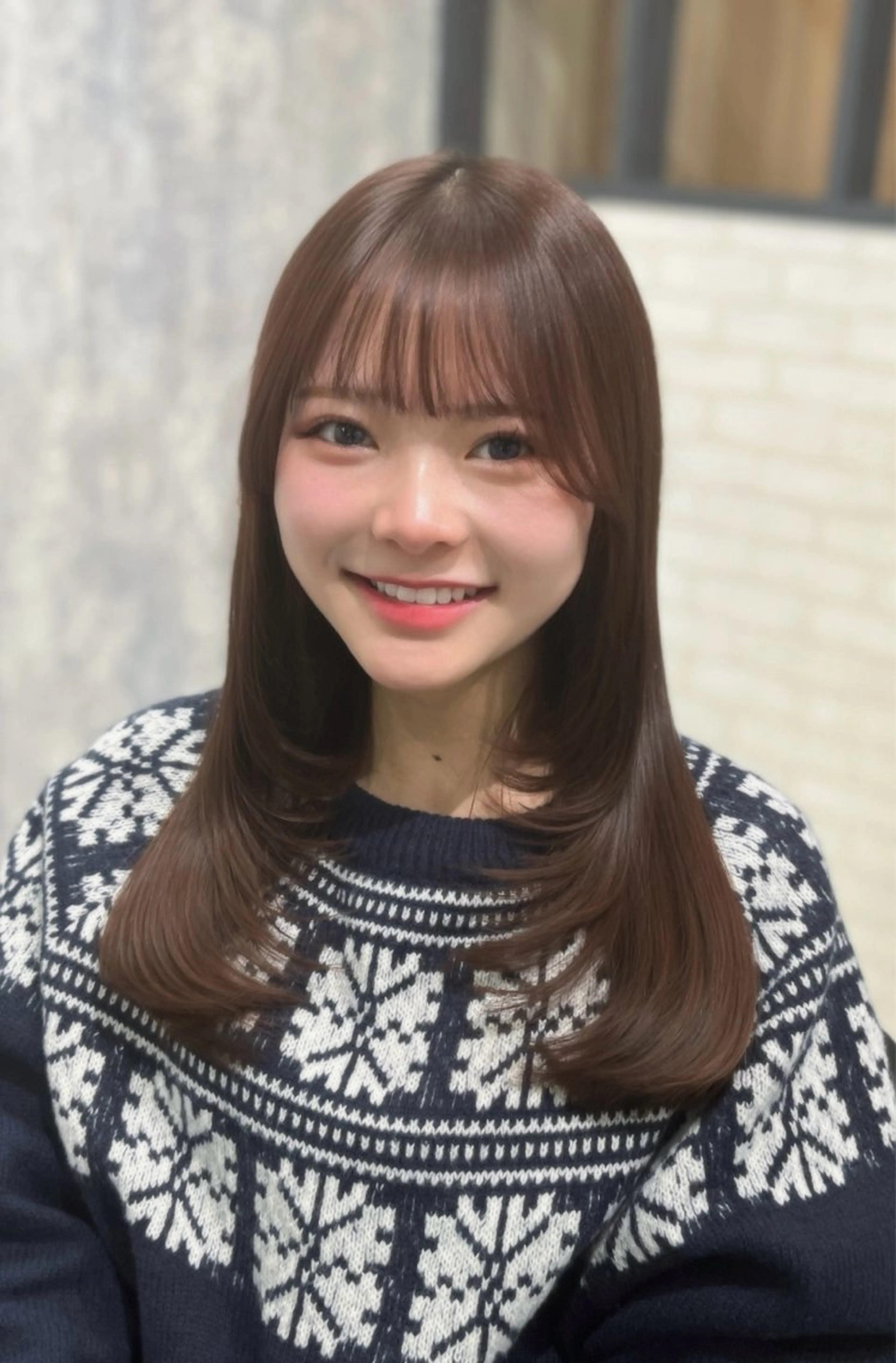 セミロング レイヤーカット カット ヘアカラー CHIHIRO🌠 艶髪/レイヤーのヘアスタイル