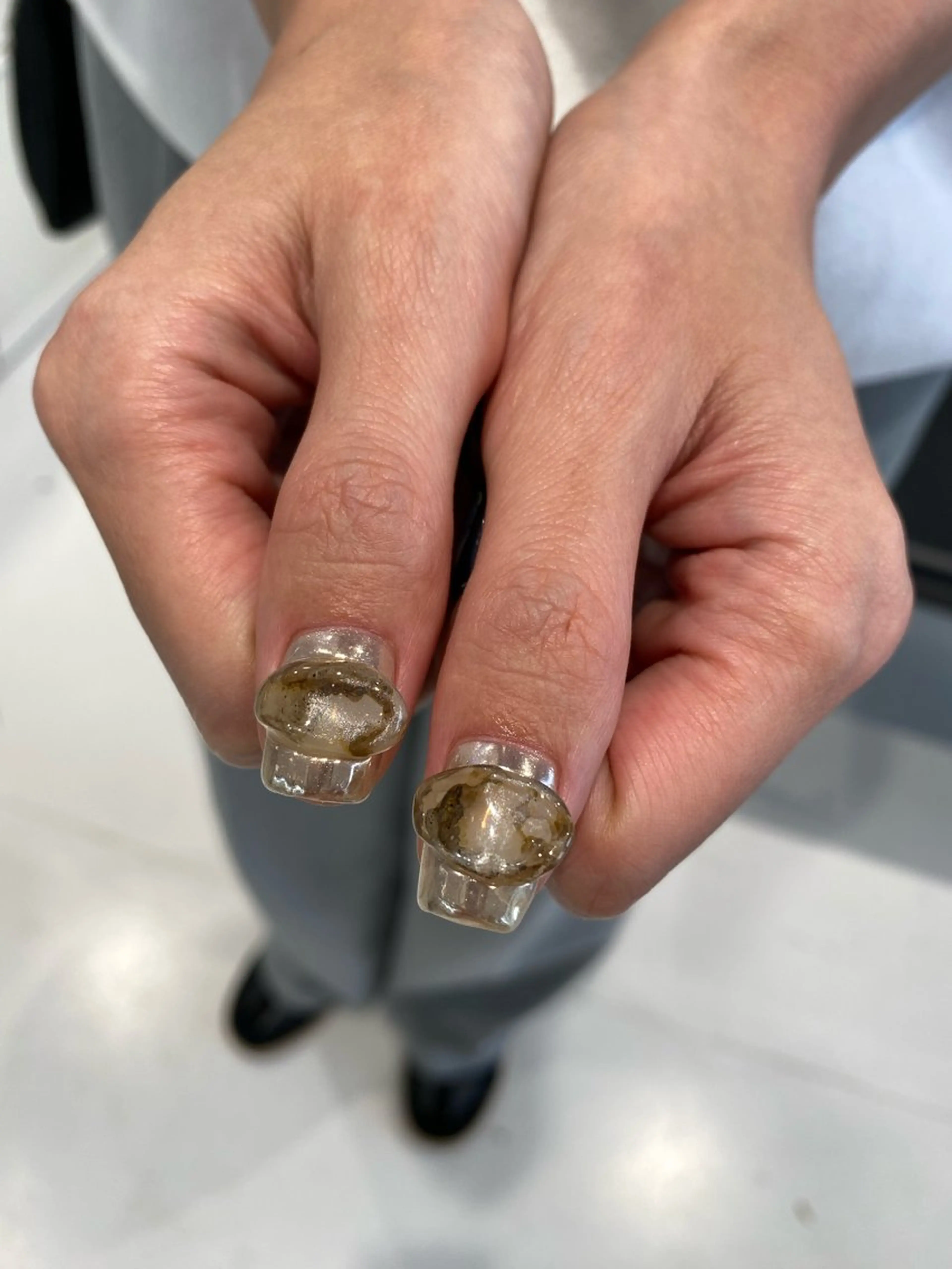 ネイル ジェルネイル マグネットネイル 持ち込み ニュアンスネイル ワンカラーネイル ハンドネイル 草加ニュアンスネイル 🌚hersのネイルデザイン