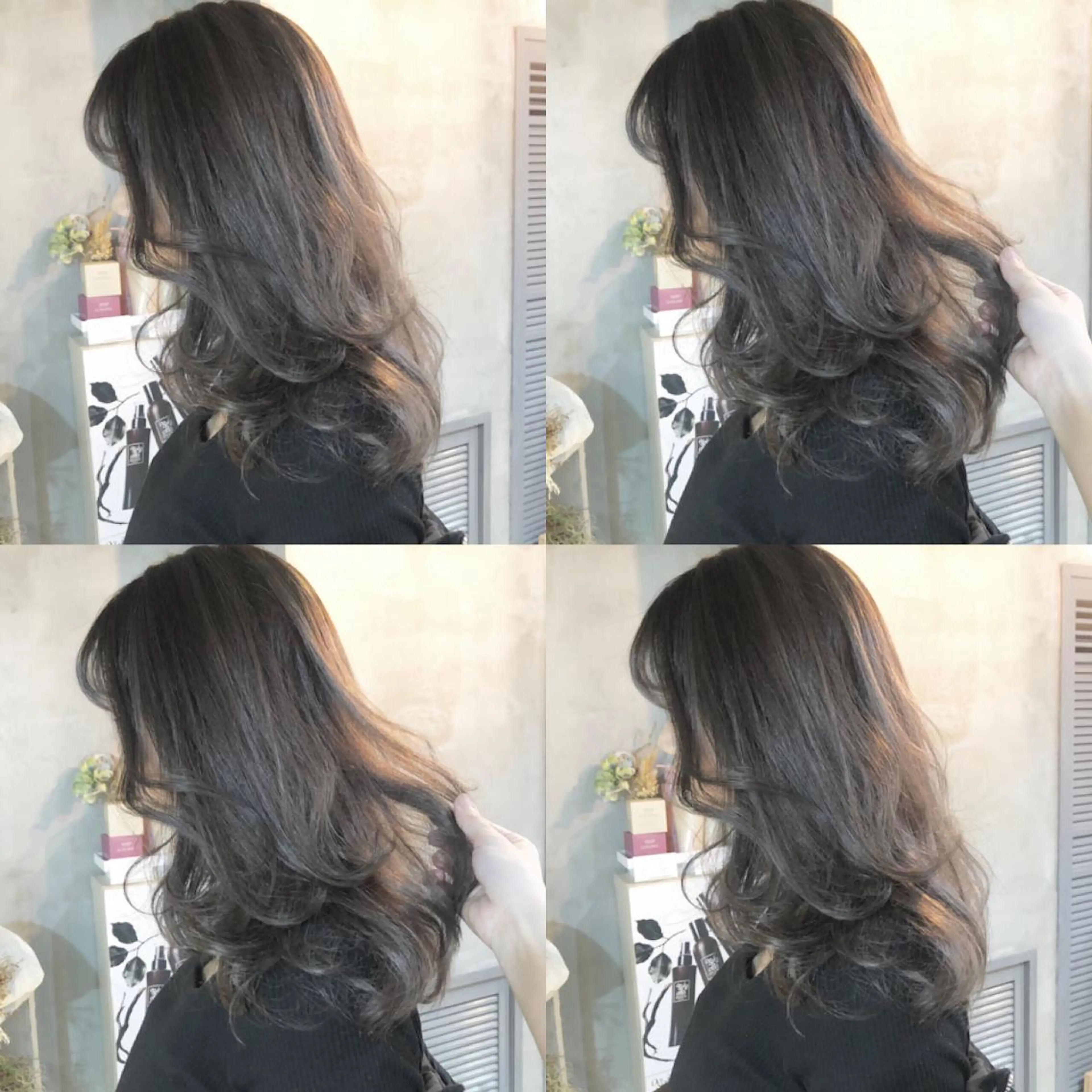 セミロング ヘアカラー sano sayakaのヘアスタイル