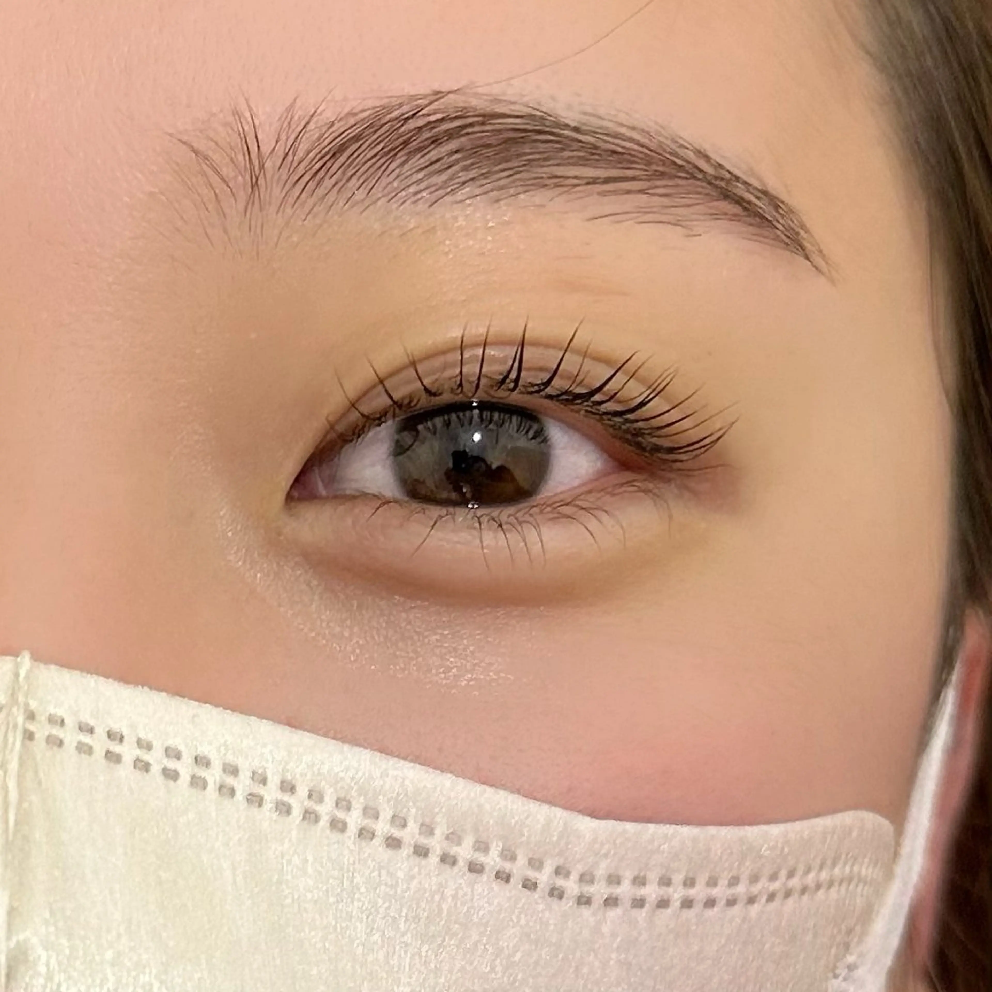 マツエク・マツパ パリジェンヌラッシュリフト まつげパーマ 下まつげエクステ tiravento 南船場店所属・nana 韓国スタイル🇰🇷のヘアスタイル