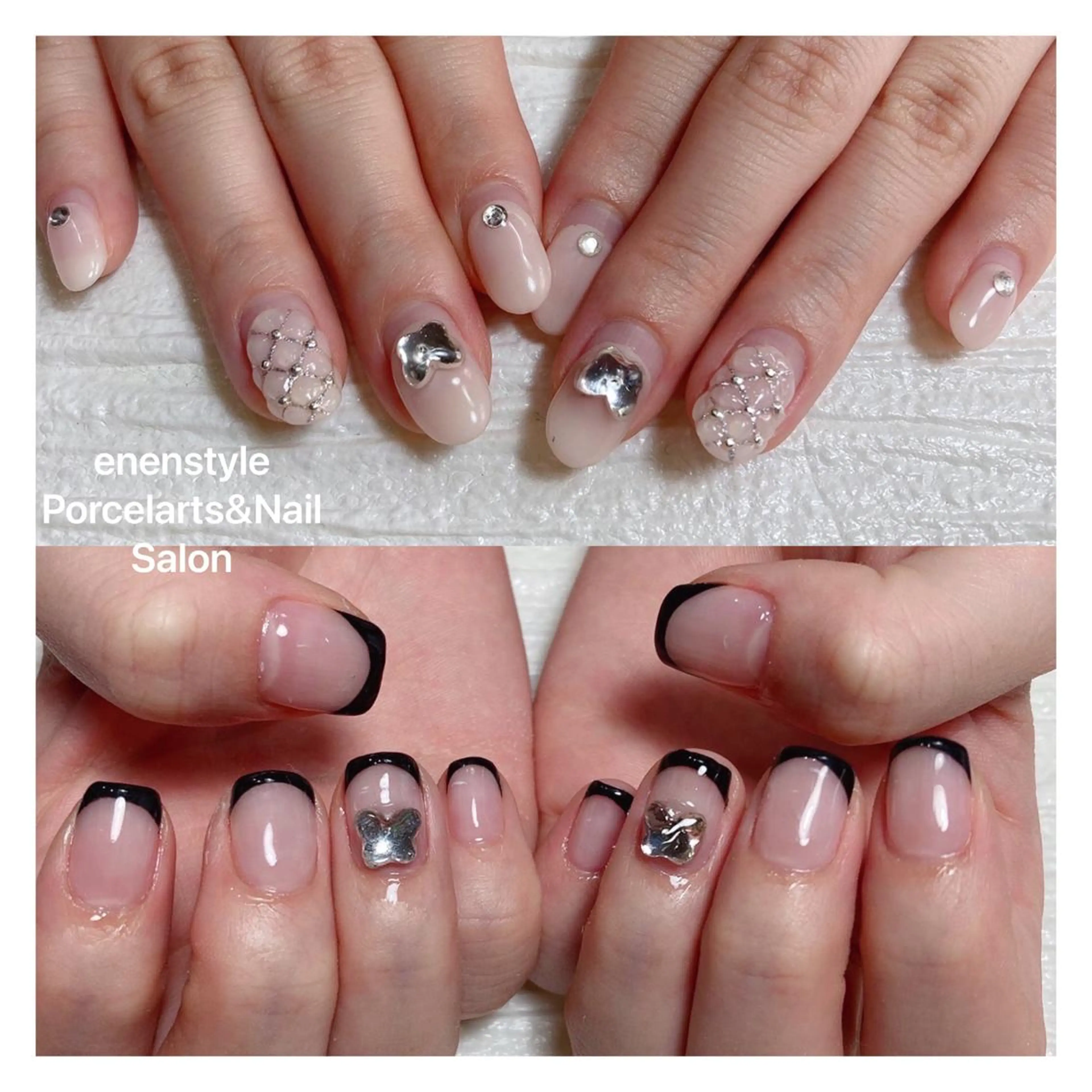 ミディアム ネイル ハンドネイル 👑enen style👑のネイルデザイン
