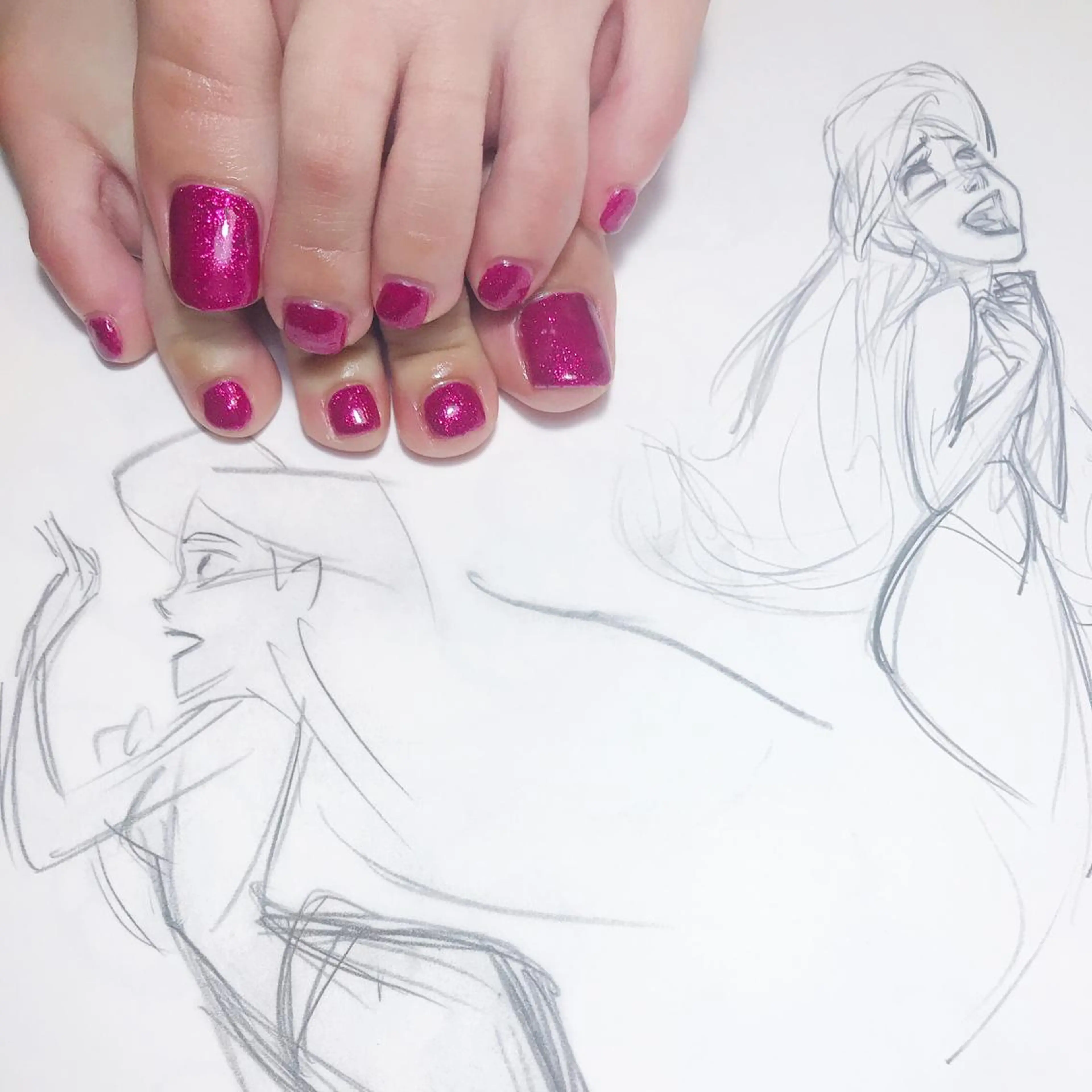 ネイル フットネイル ワンカラーネイル owlnail /持込みデザイン専門のネイルデザイン