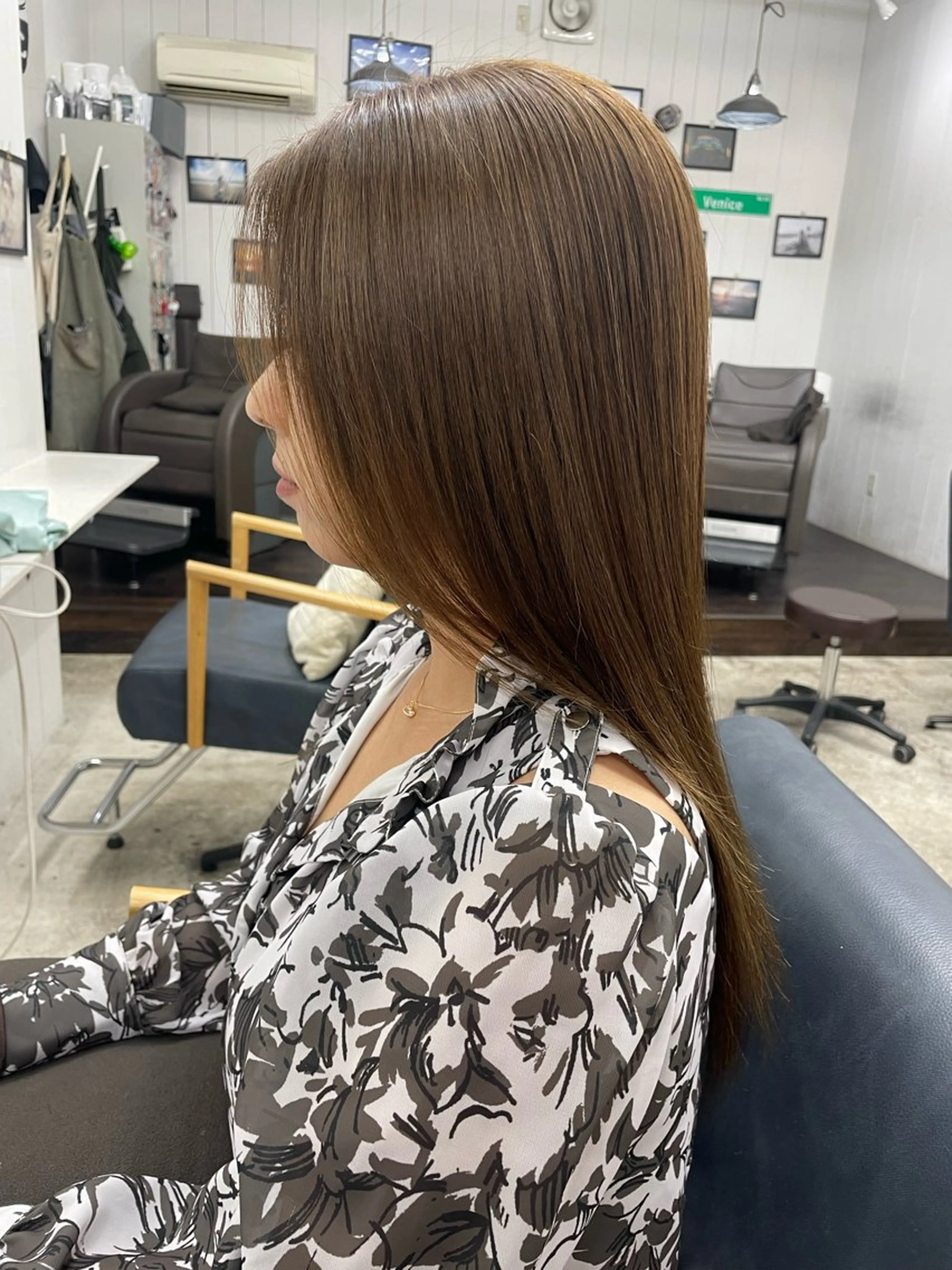 ✨艶髪✨Cut+straight+3step treatmentの写真